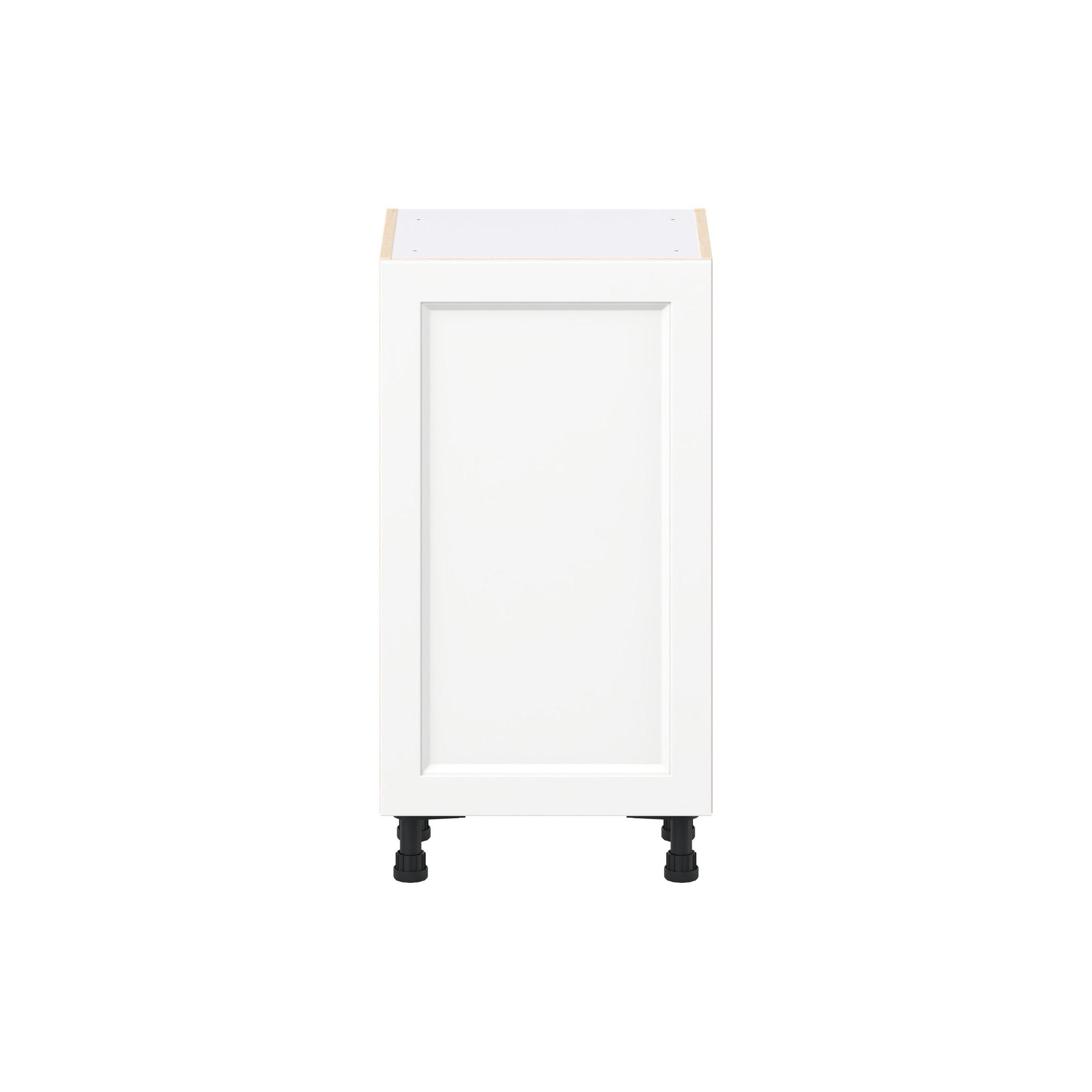 Peachtree 18 in. Painted Bright White Shallow Base Cabinet