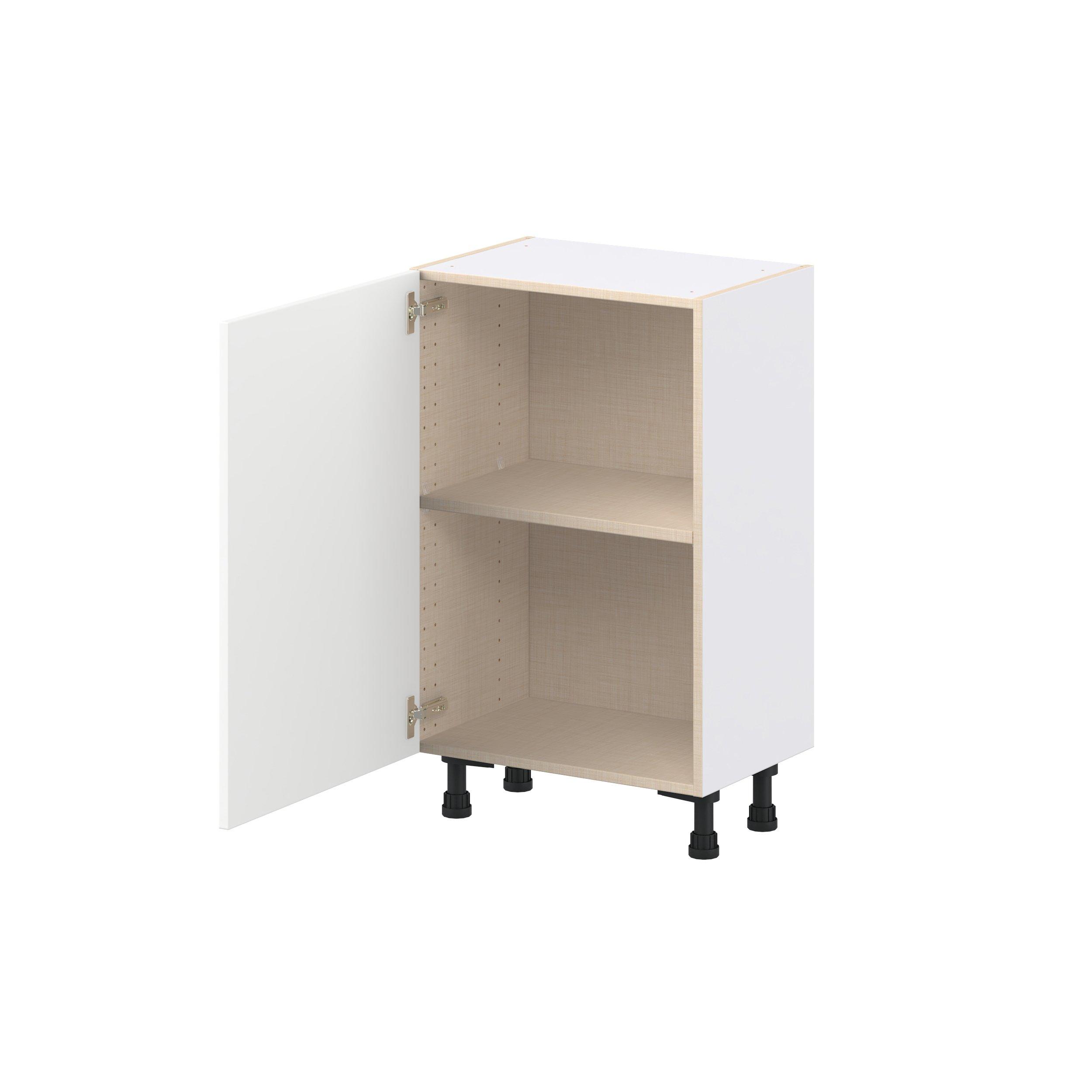 Peachtree 21 in. Painted Bright White Shallow Base Cabinet