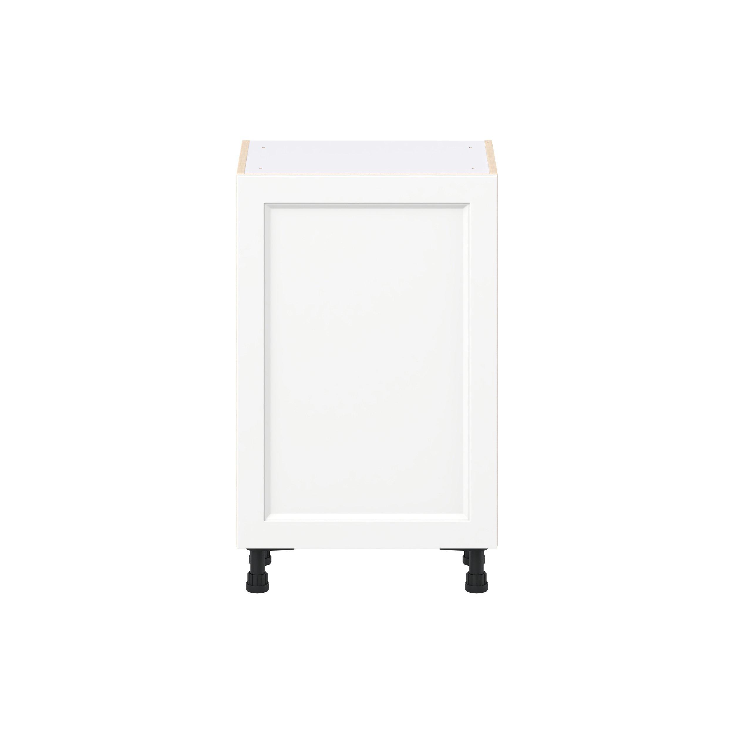 Peachtree 21 in. Painted Bright White Shallow Base Cabinet