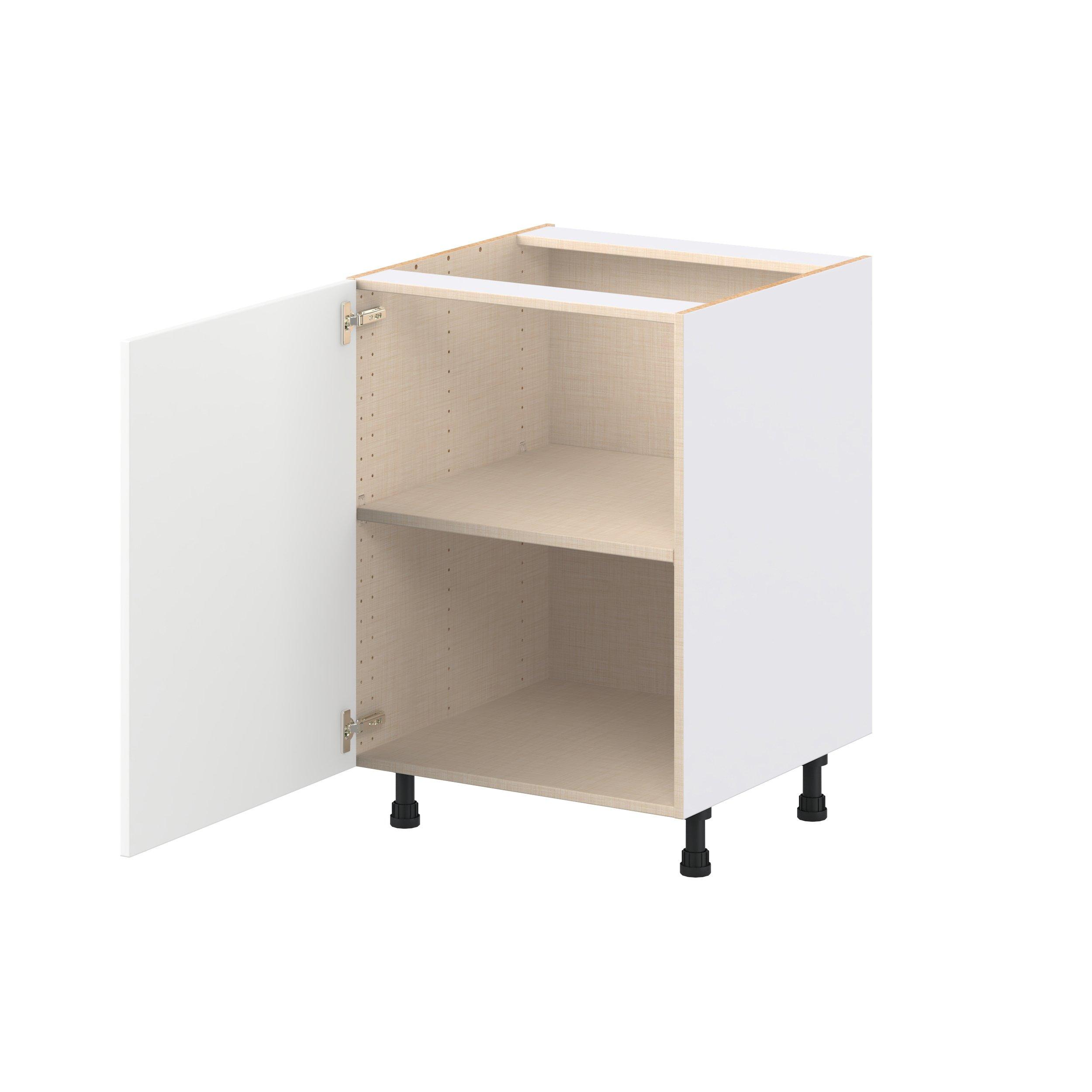 Peachtree 24 in. Painted Bright White Door Base Cabinet