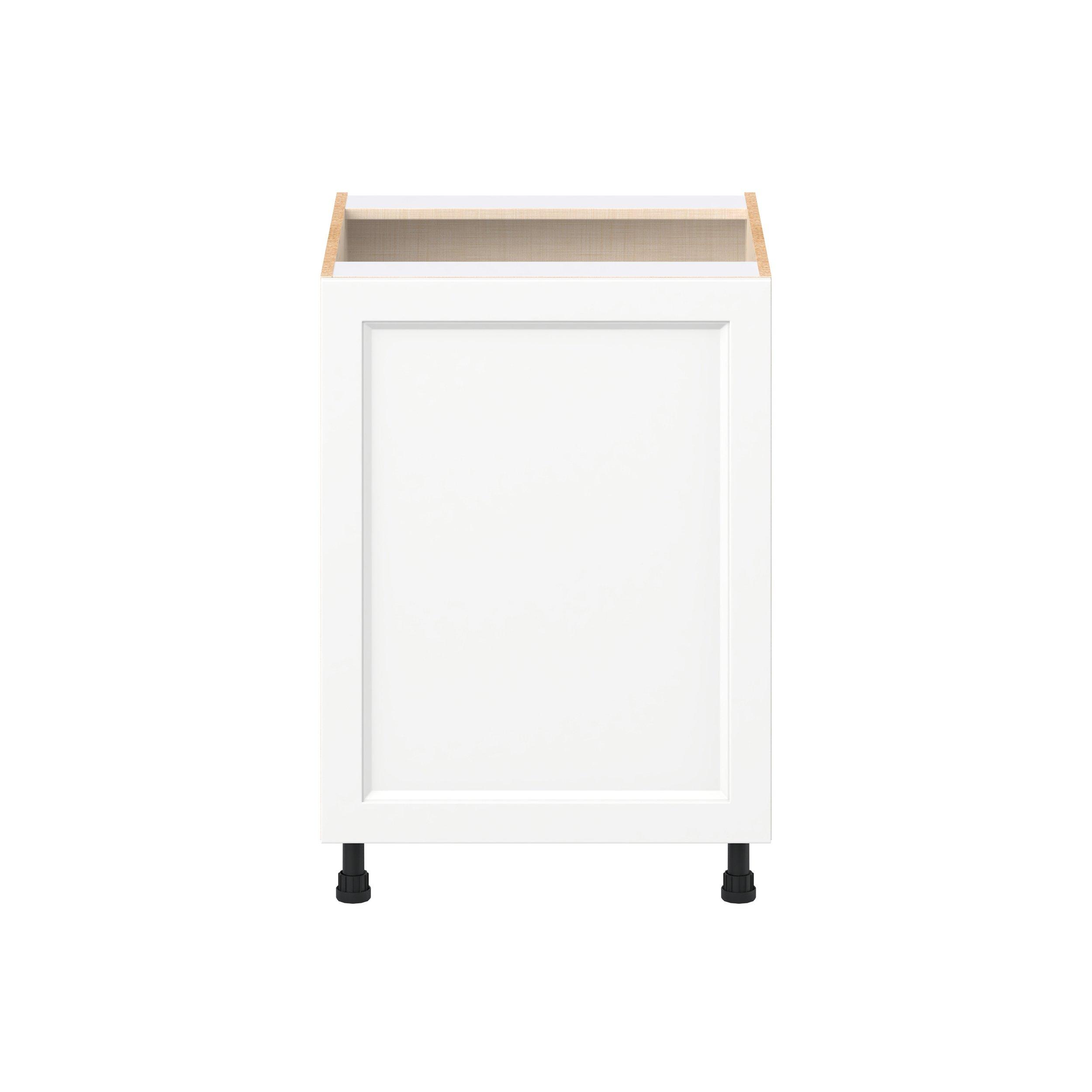 Peachtree 24 in. Painted Bright White Door Base Cabinet