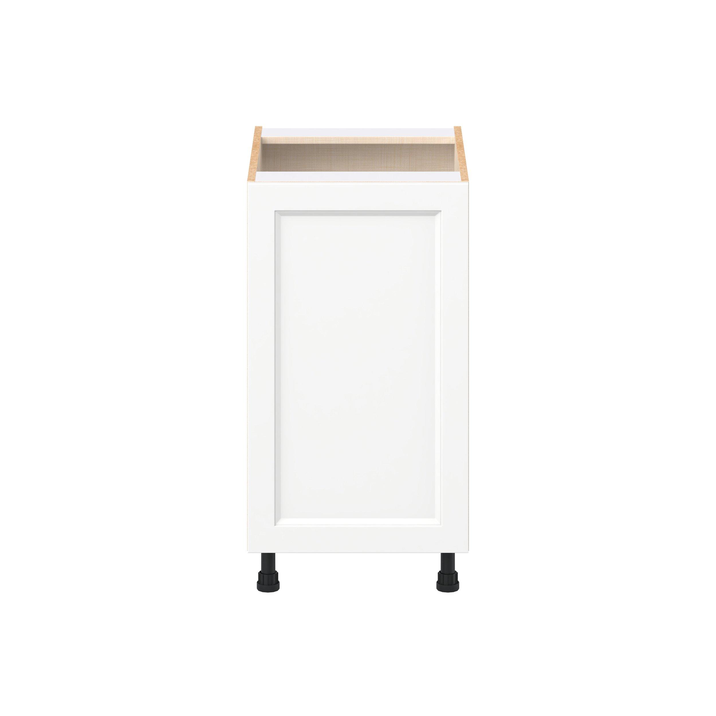 Peachtree 18 in. Painted Bright White Door Base Cabinet