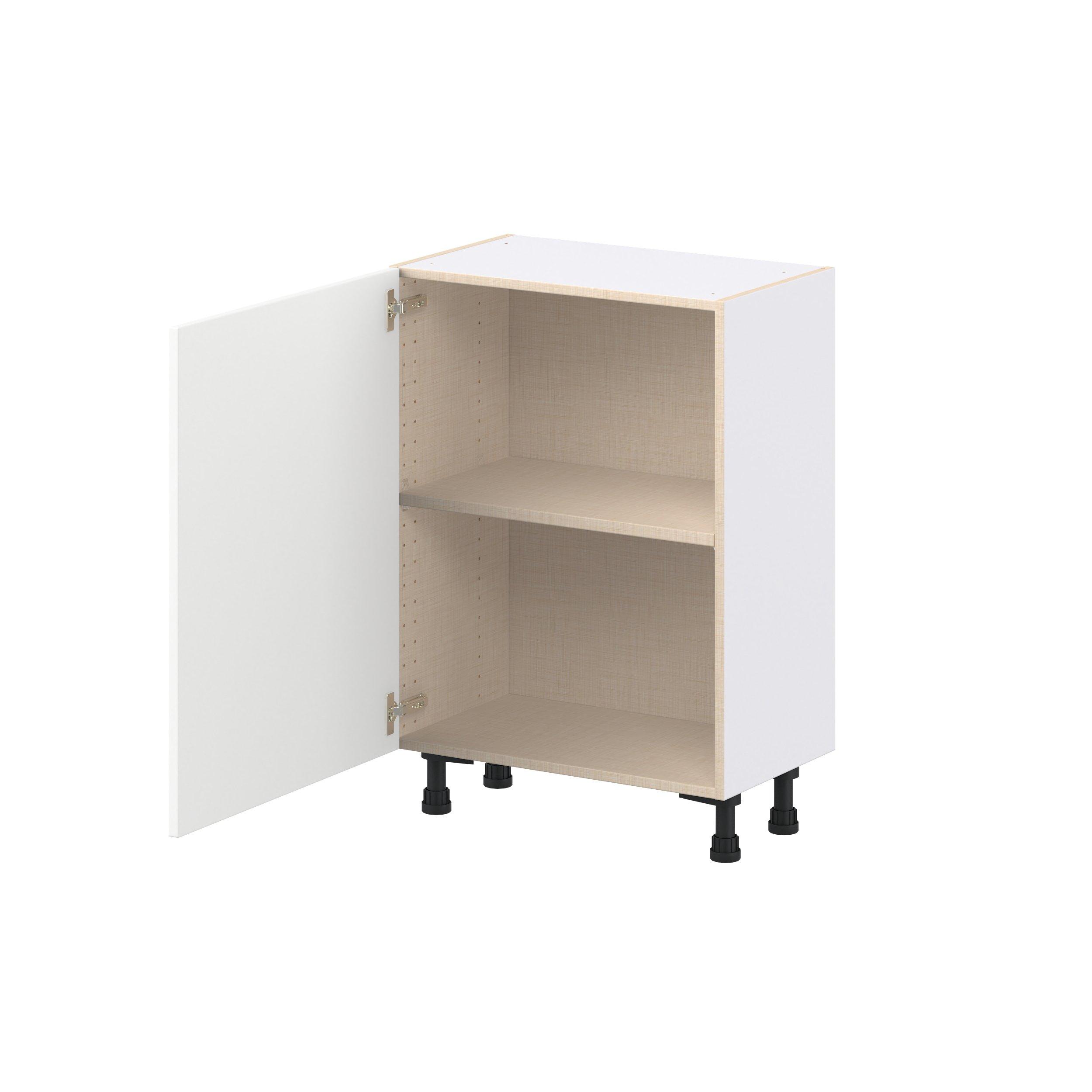 Peachtree 24 in. Painted Bright White Shallow Base Cabinet