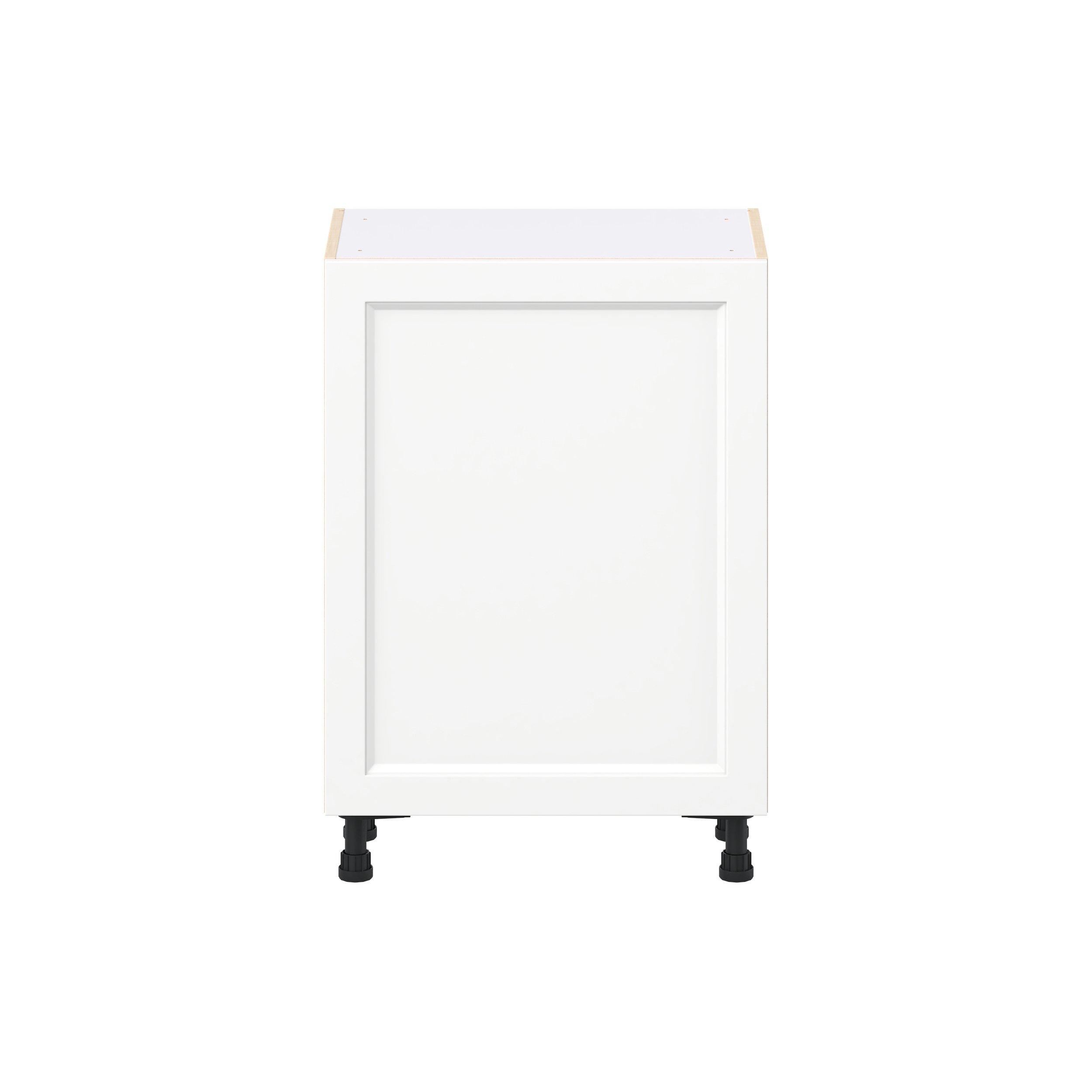 Peachtree 24 in. Painted Bright White Shallow Base Cabinet