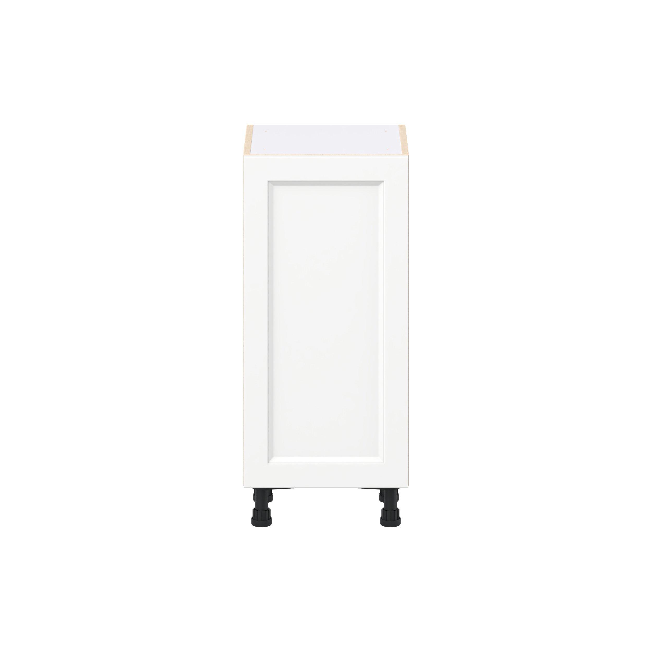 Peachtree 15 in. Painted Bright White Shallow Base Cabinet