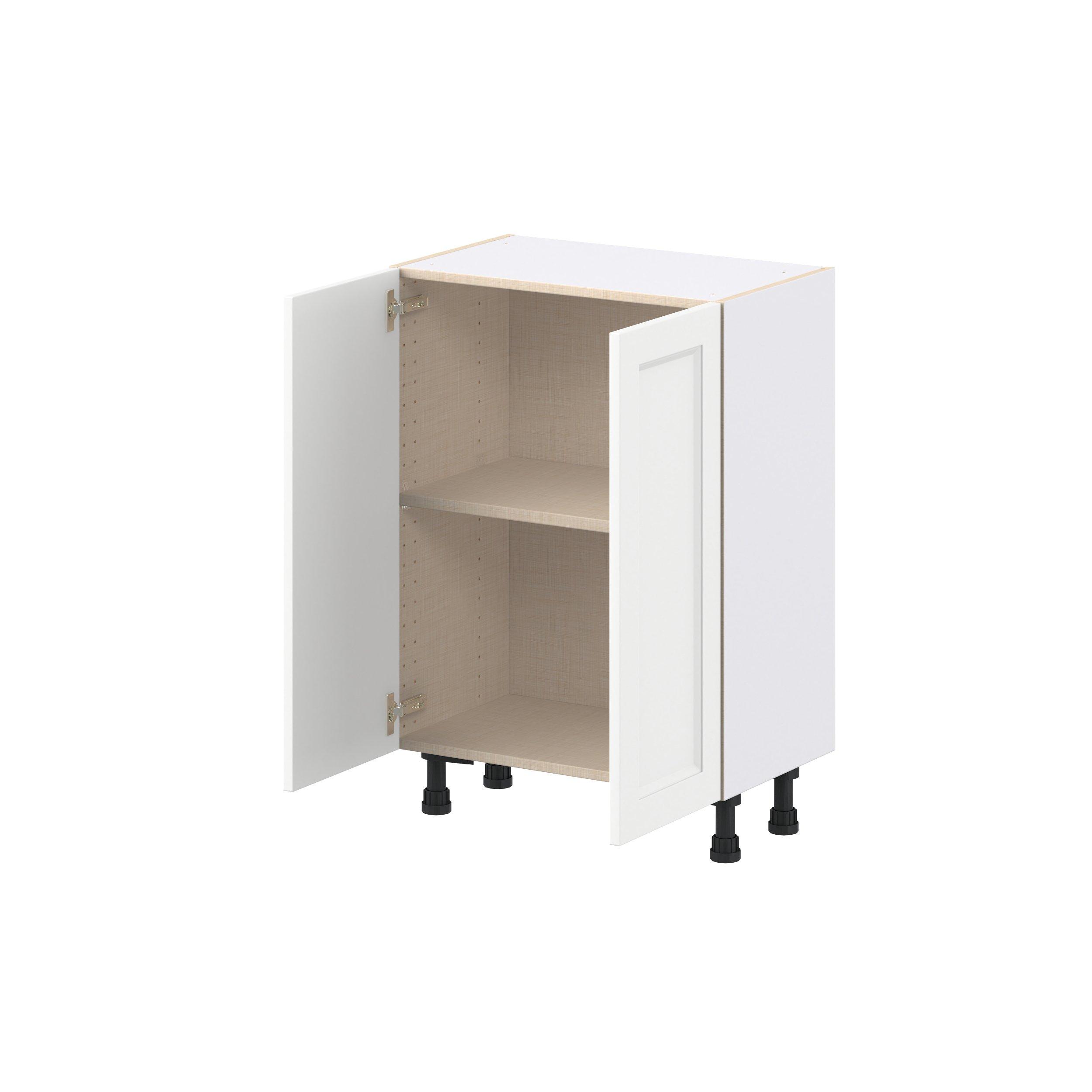 Peachtree 24 in. Painted Bright White Shallow Base Cabinet