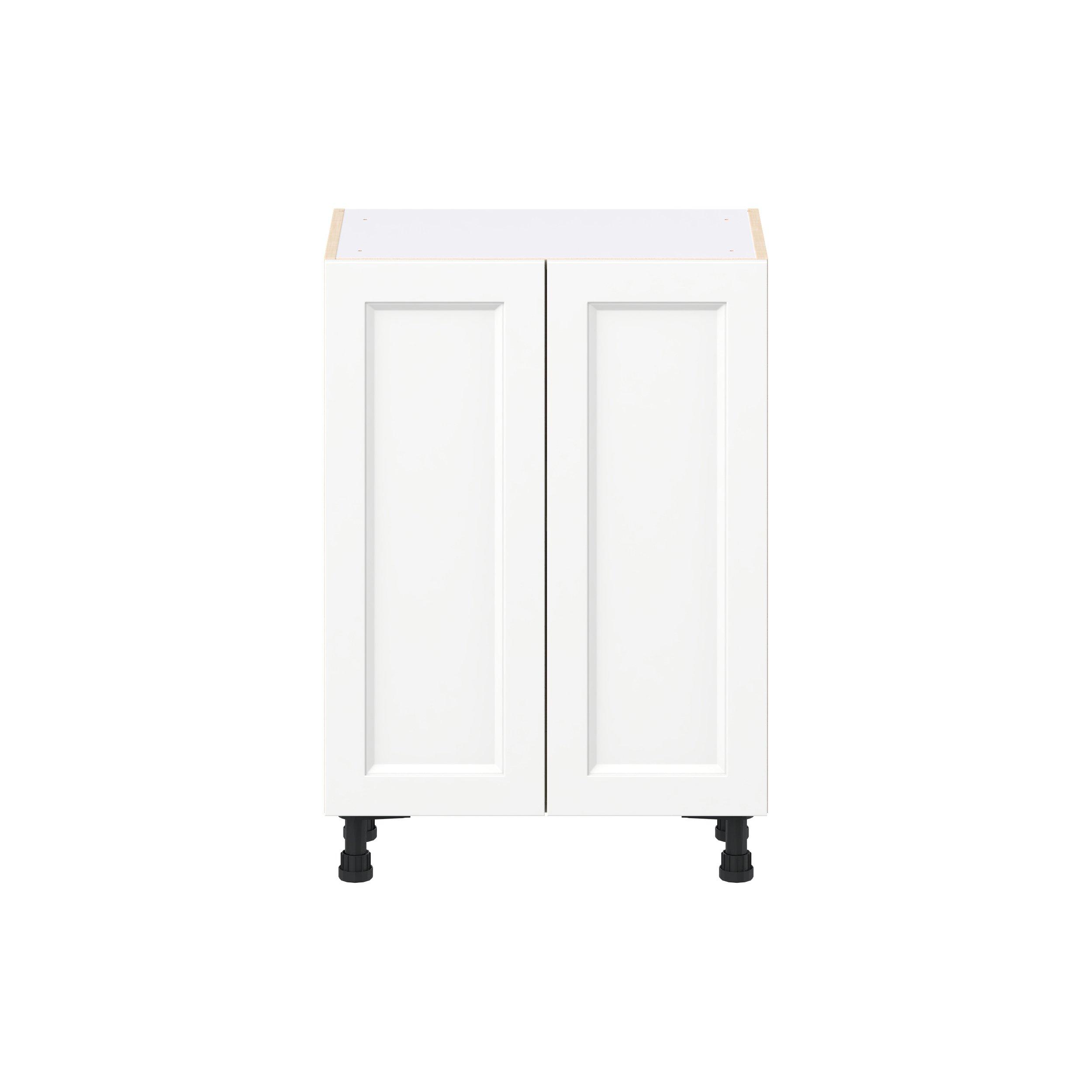 Peachtree 24 in. Painted Bright White Shallow Base Cabinet