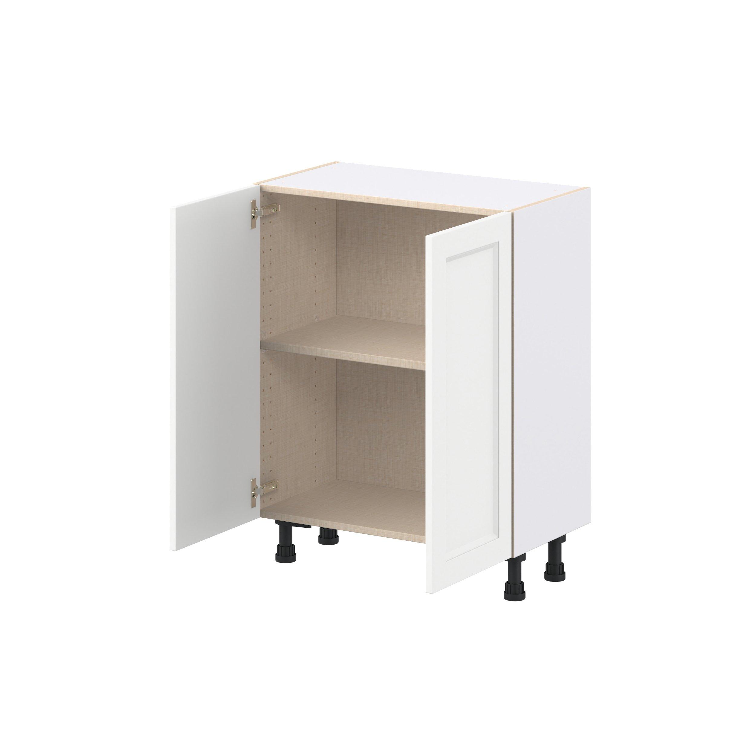 Peachtree 27 in. Painted Bright White Shallow Base Cabinet