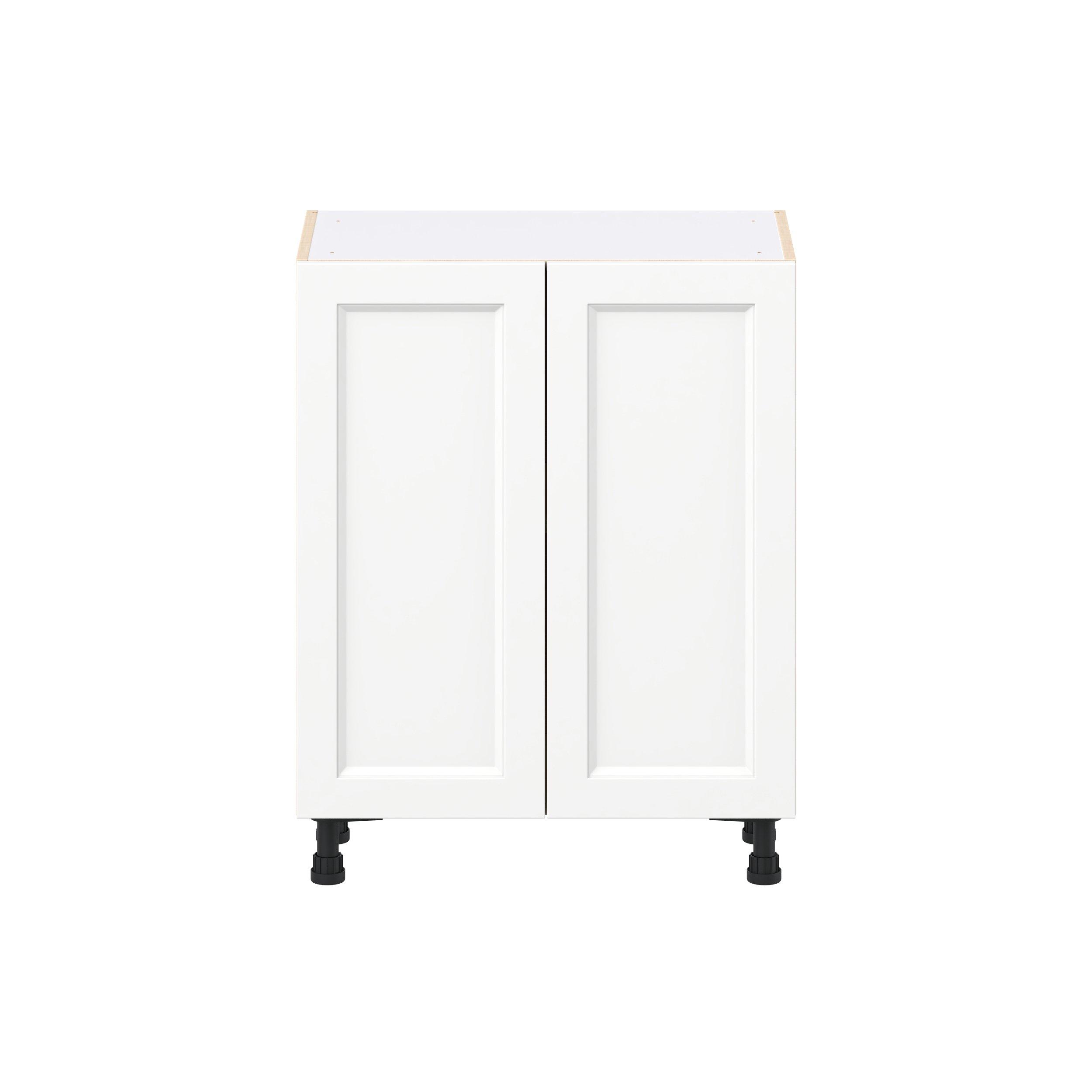 Peachtree 27 in. Painted Bright White Shallow Base Cabinet