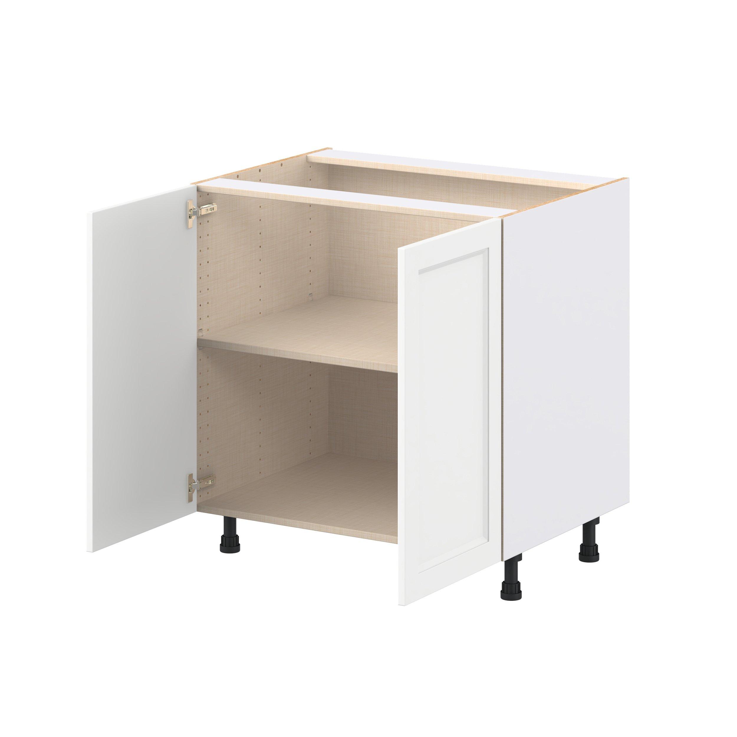 Peachtree 33 in. Painted Bright White Door Base Cabinet