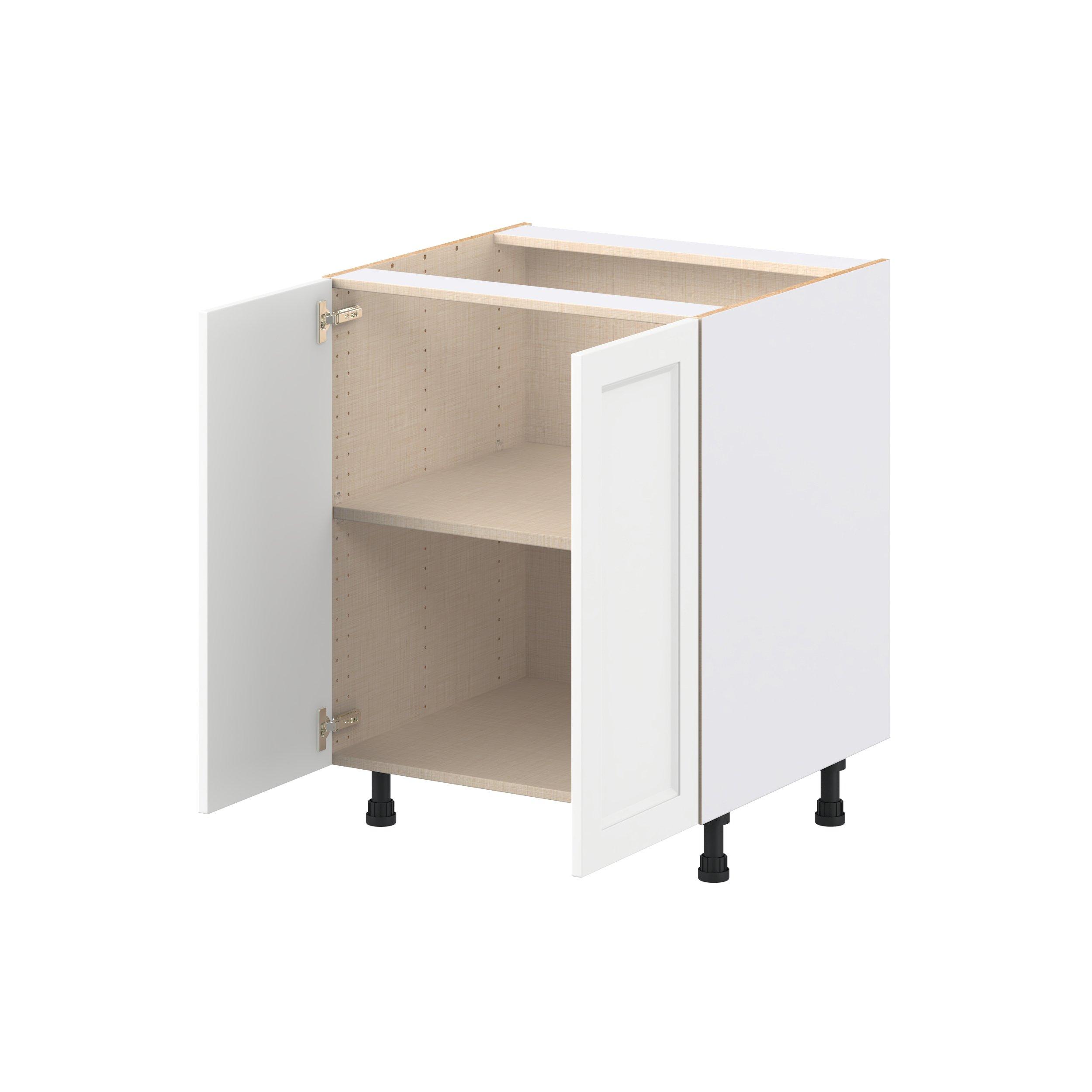 Peachtree 27 in. Painted Bright White Door Base Cabinet