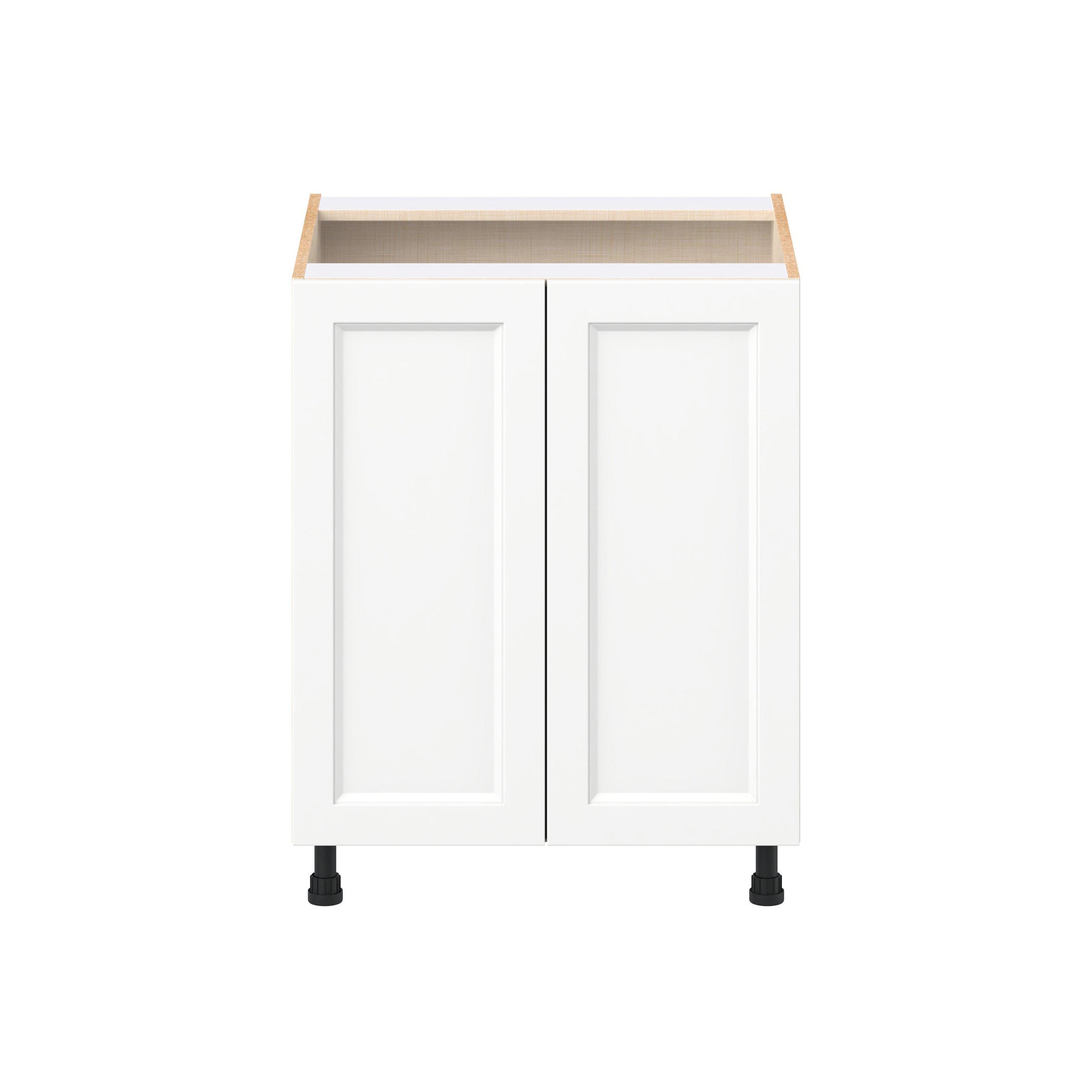 Peachtree 27 in. Painted Bright White Door Base Cabinet
