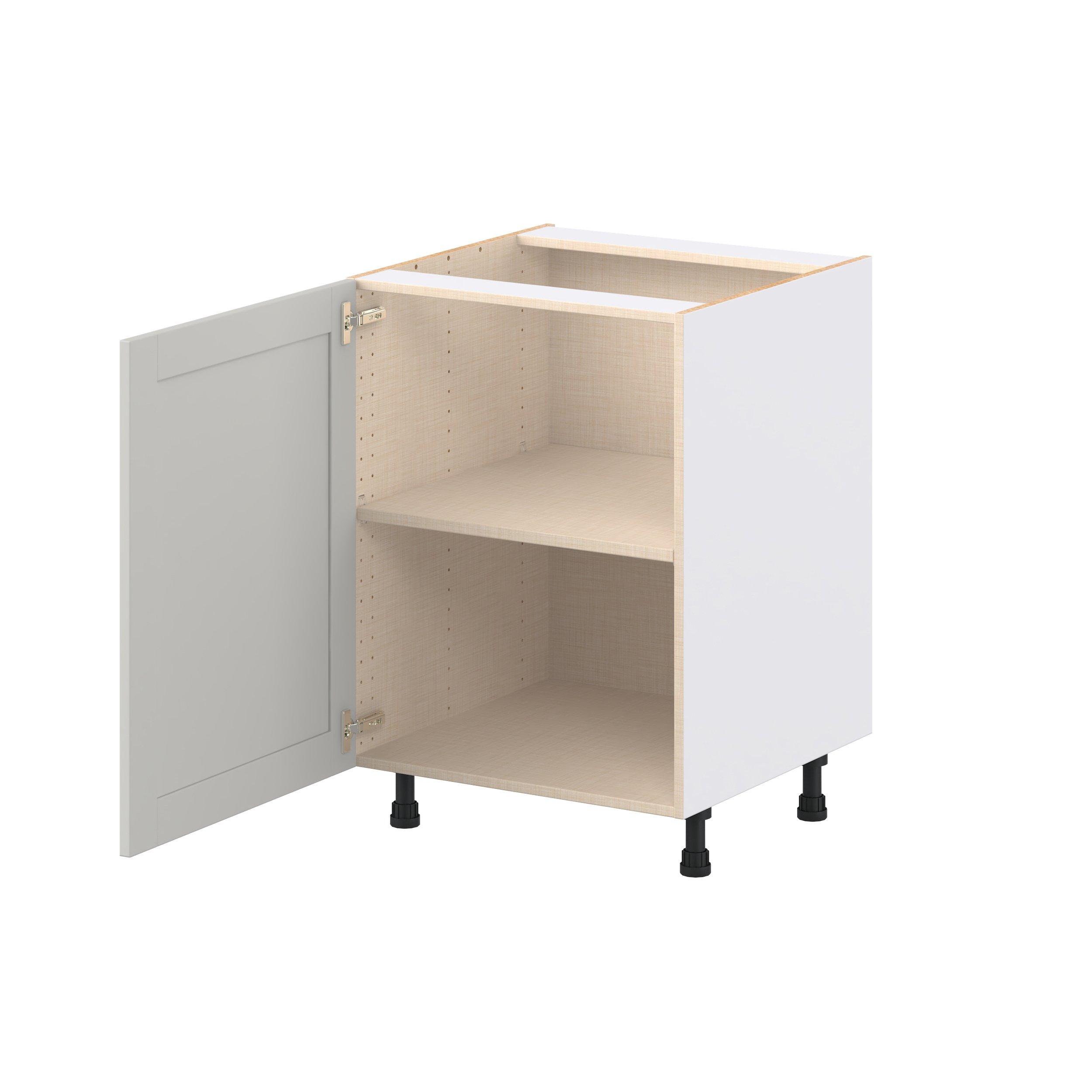 Summerhill 24 in. Light Gray Door Base Cabinet