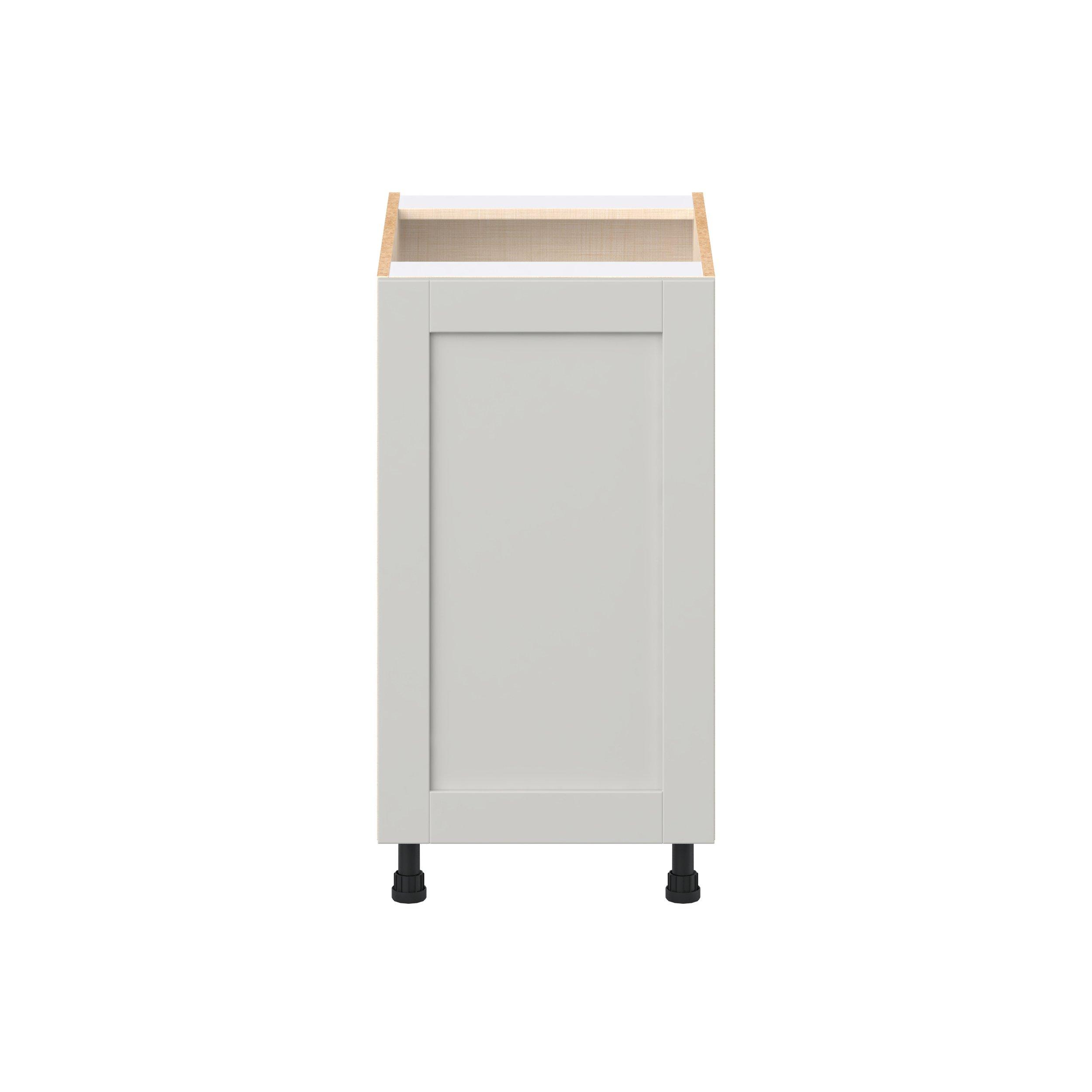 Summerhill 18 in. Light Gray Door Base Cabinet