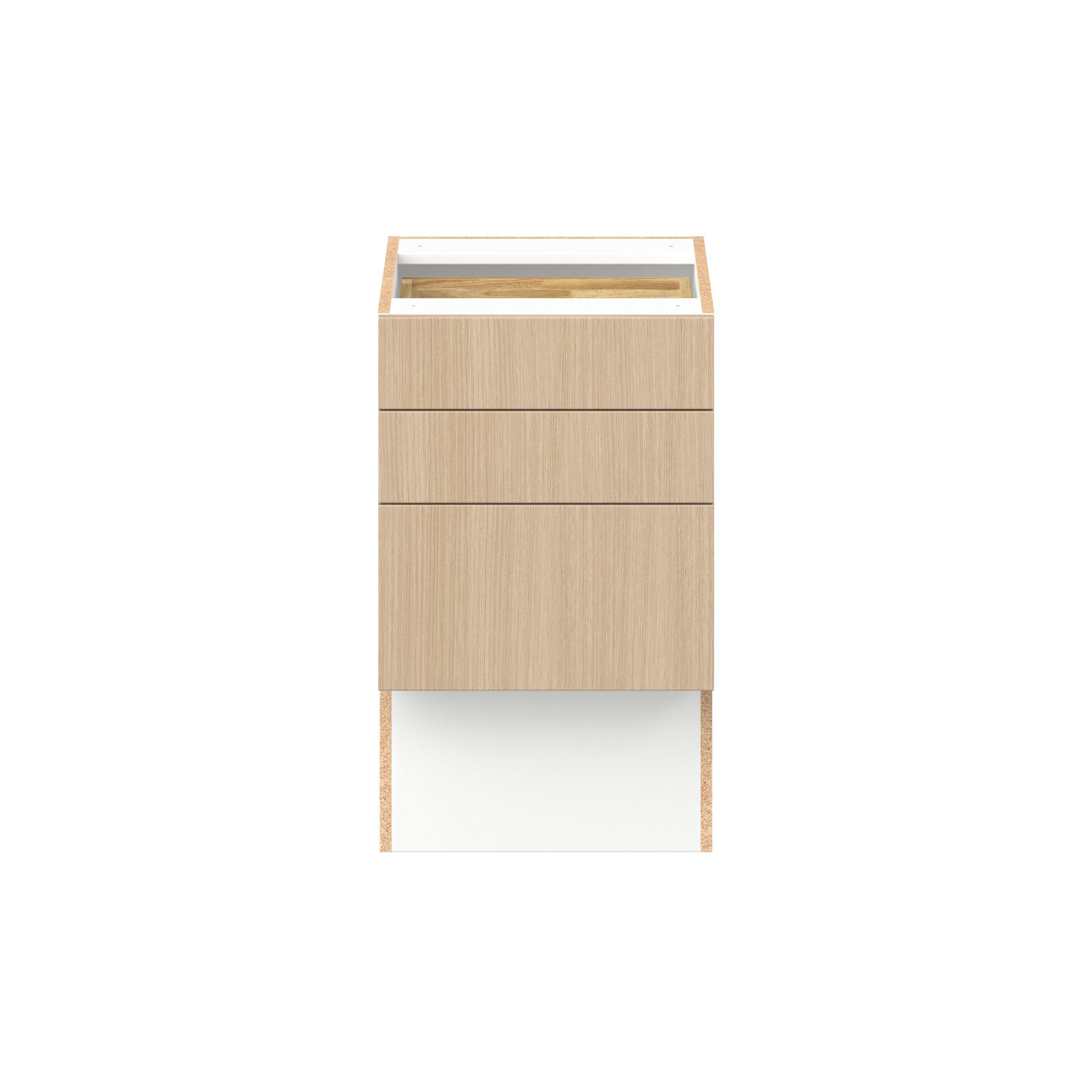 Glenwood 18 in. Mojavi Oak Vanity Drawer Base Cabinet - ADA
