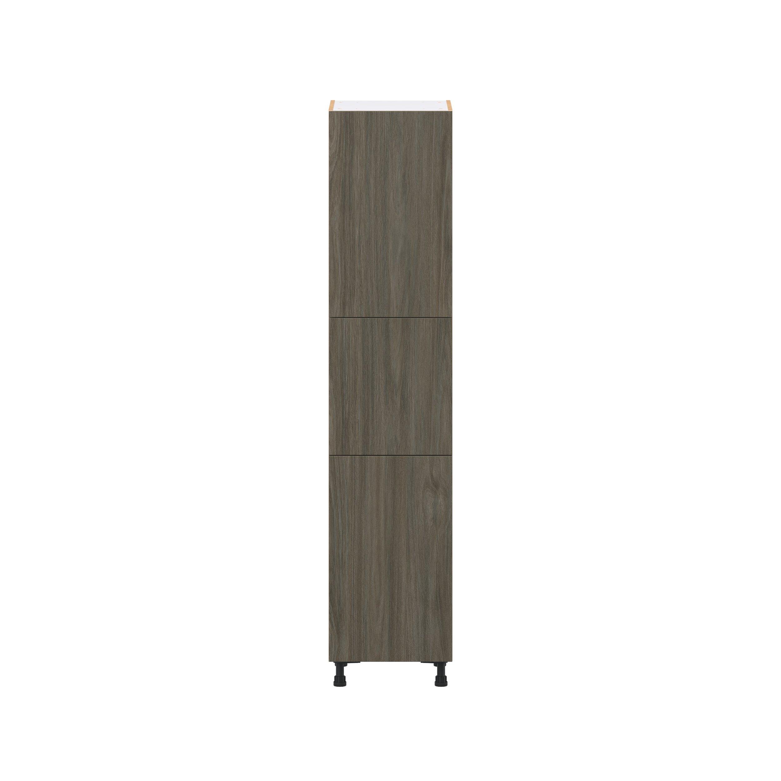 Glenwood 18 in. Burnt Walnut Door Pantry Cabinet