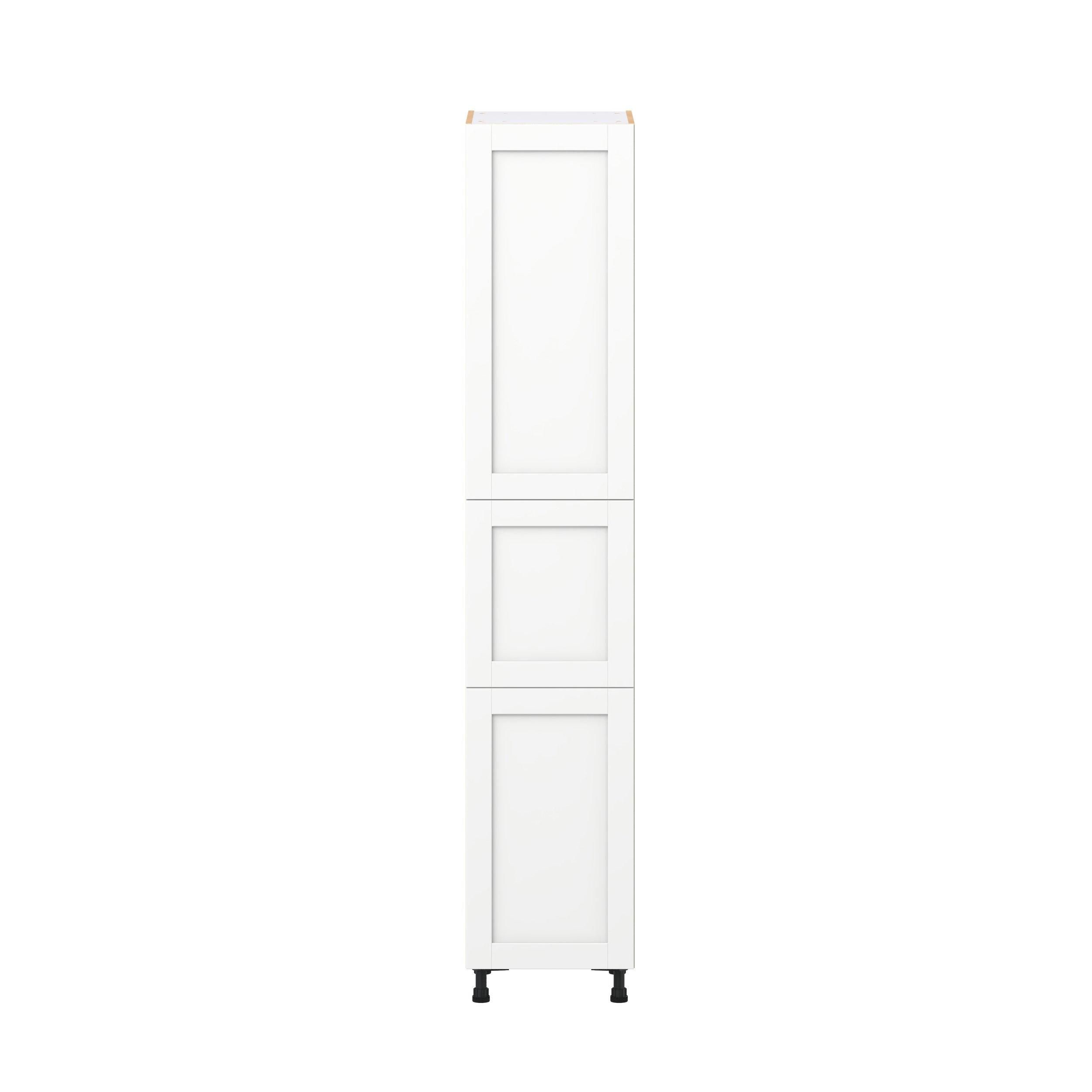 Summerhill 18 in. Bright White Door Pantry Cabinet