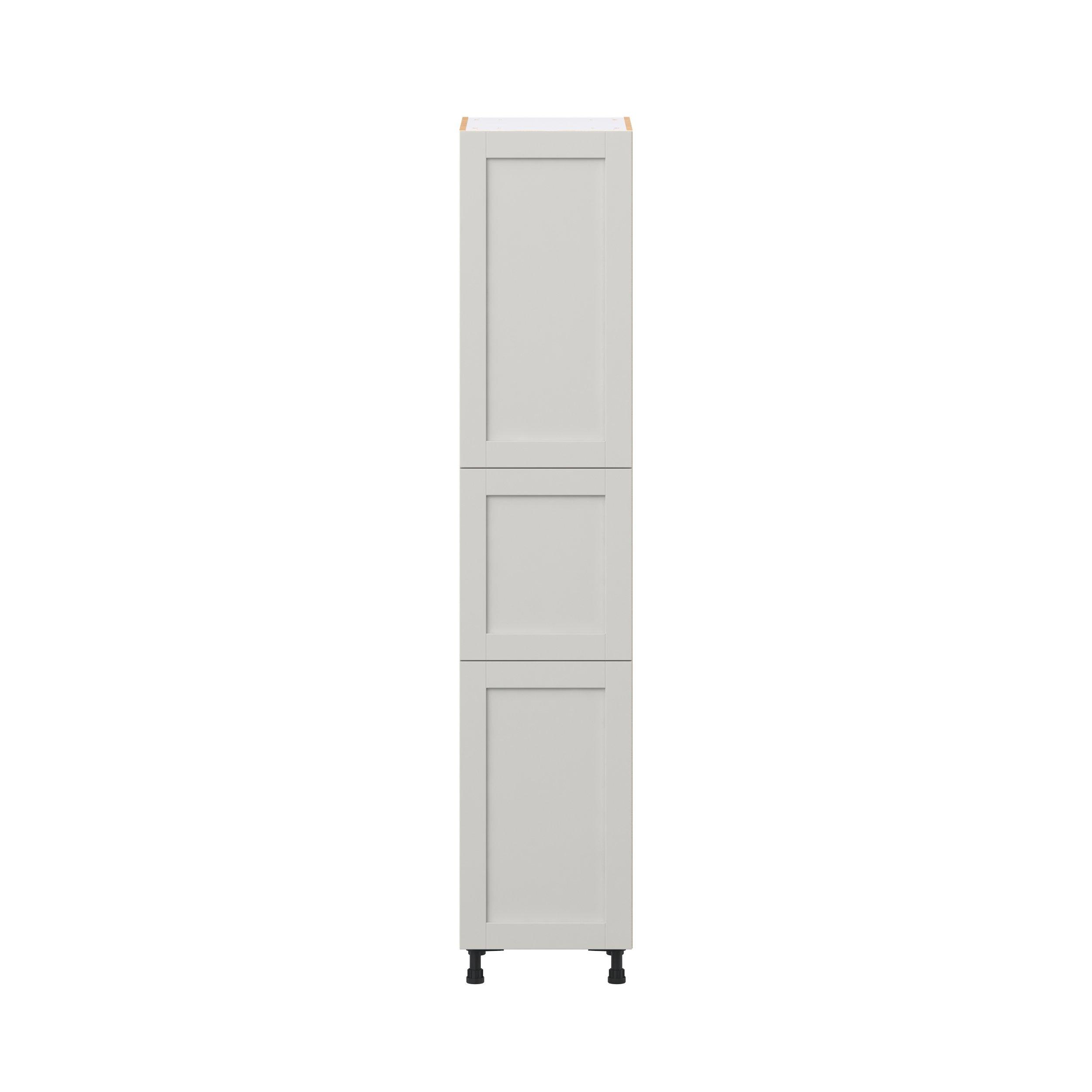 Summerhill 18 in. Light Gray Pantry Cabinet with Inner Pull-Out Drawer
