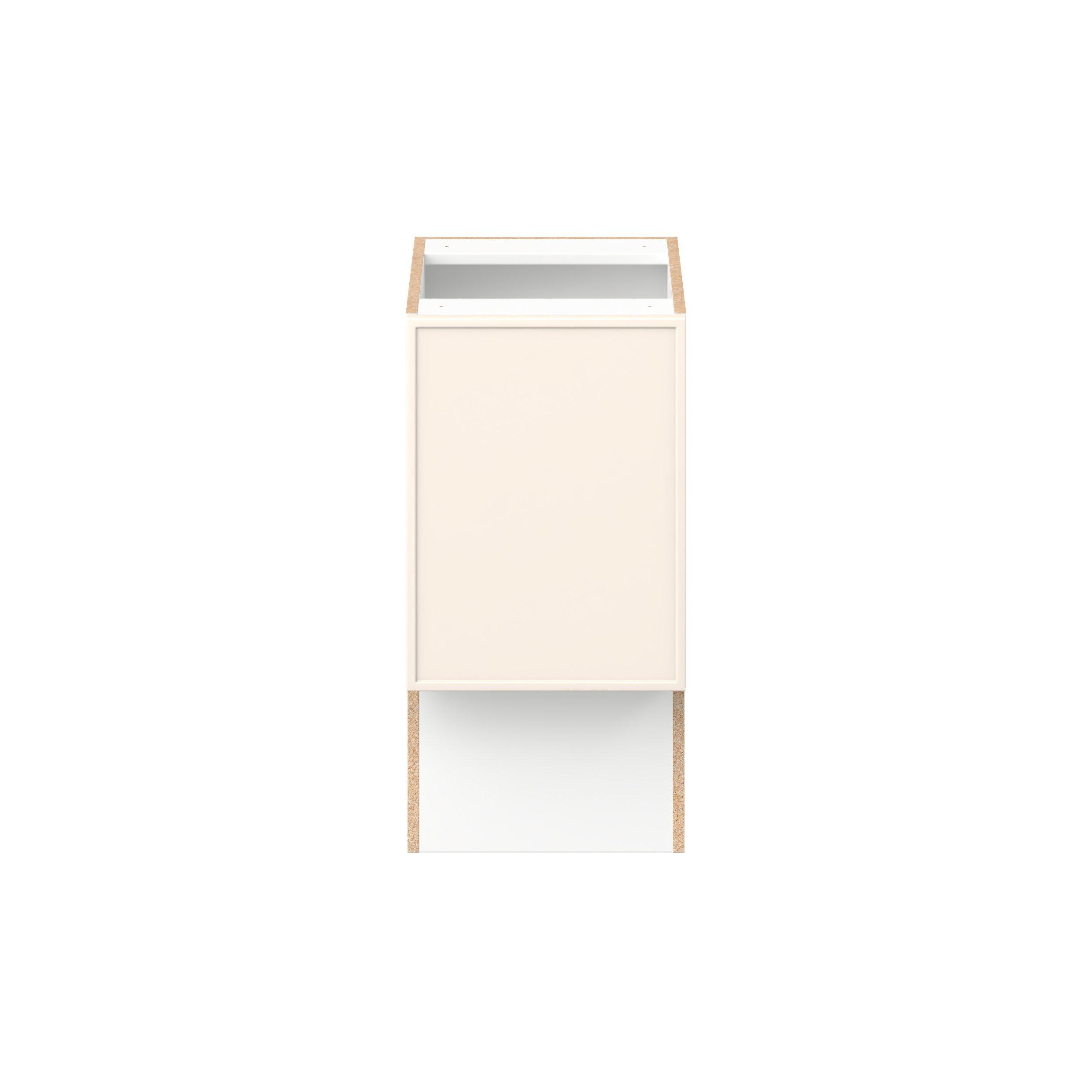 Linden 15 in. Painted Washed Linen Vanity Base Cabinet - ADA