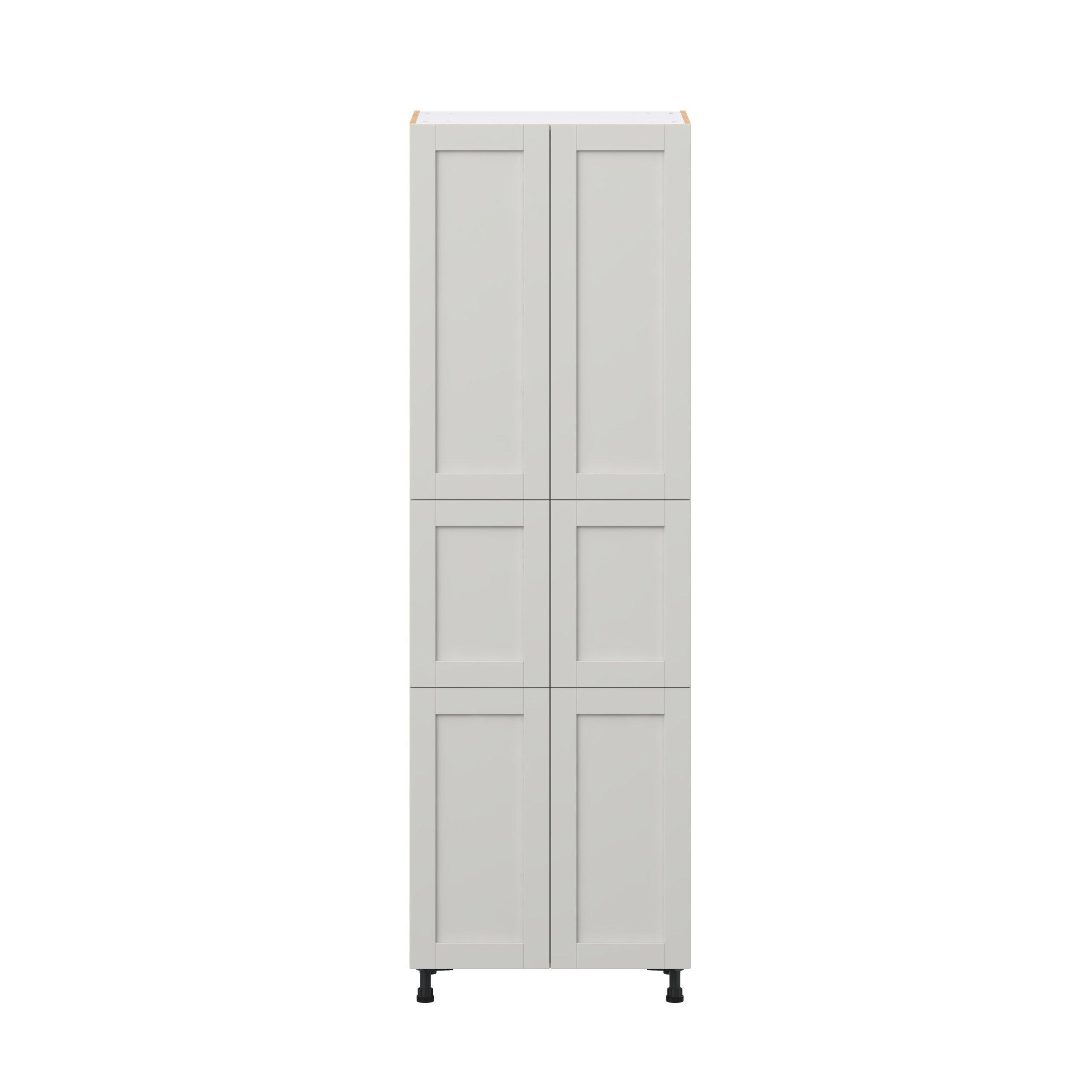 Summerhill 30 in. Light Gray Door Pantry Cabinet