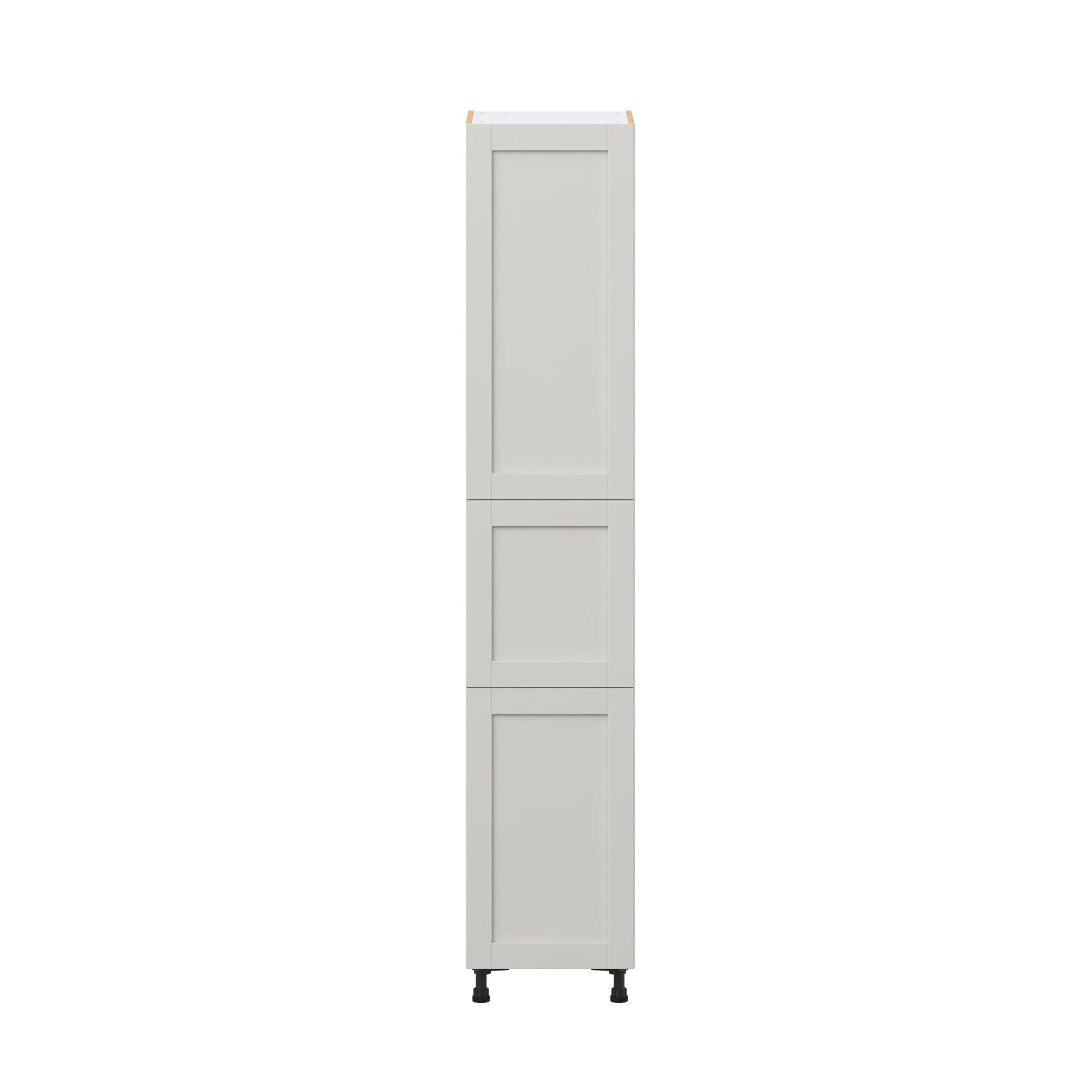 Summerhill 18 in. Light Gray Door Pantry Cabinet