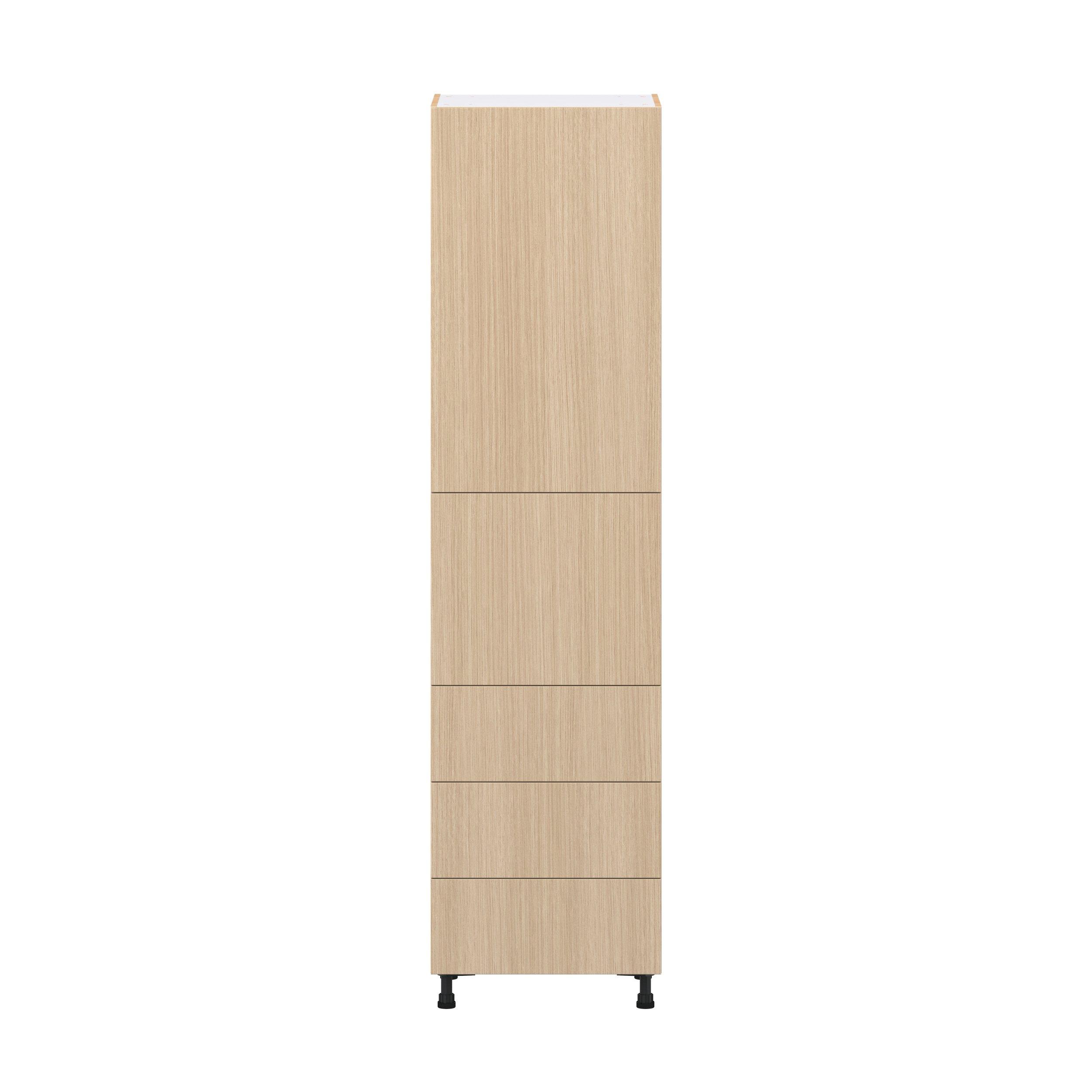 Glenwood 24 in. Mojavi Oak Door and Drawer Pantry Cabinet with Inner Pull-Out