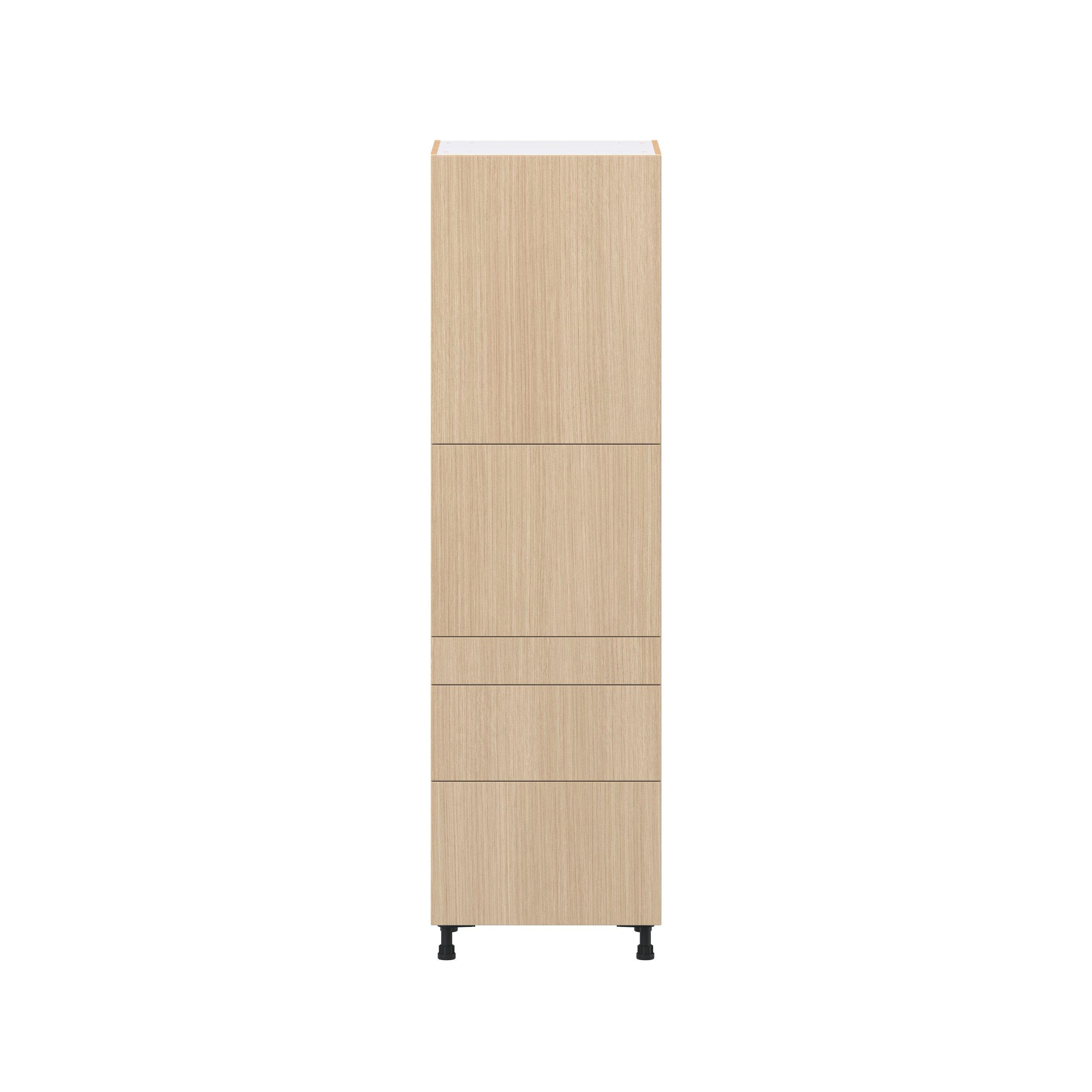 Glenwood 24 in. Mojavi Oak Door and Drawer Pantry Cabinet with Inner Pull-Out