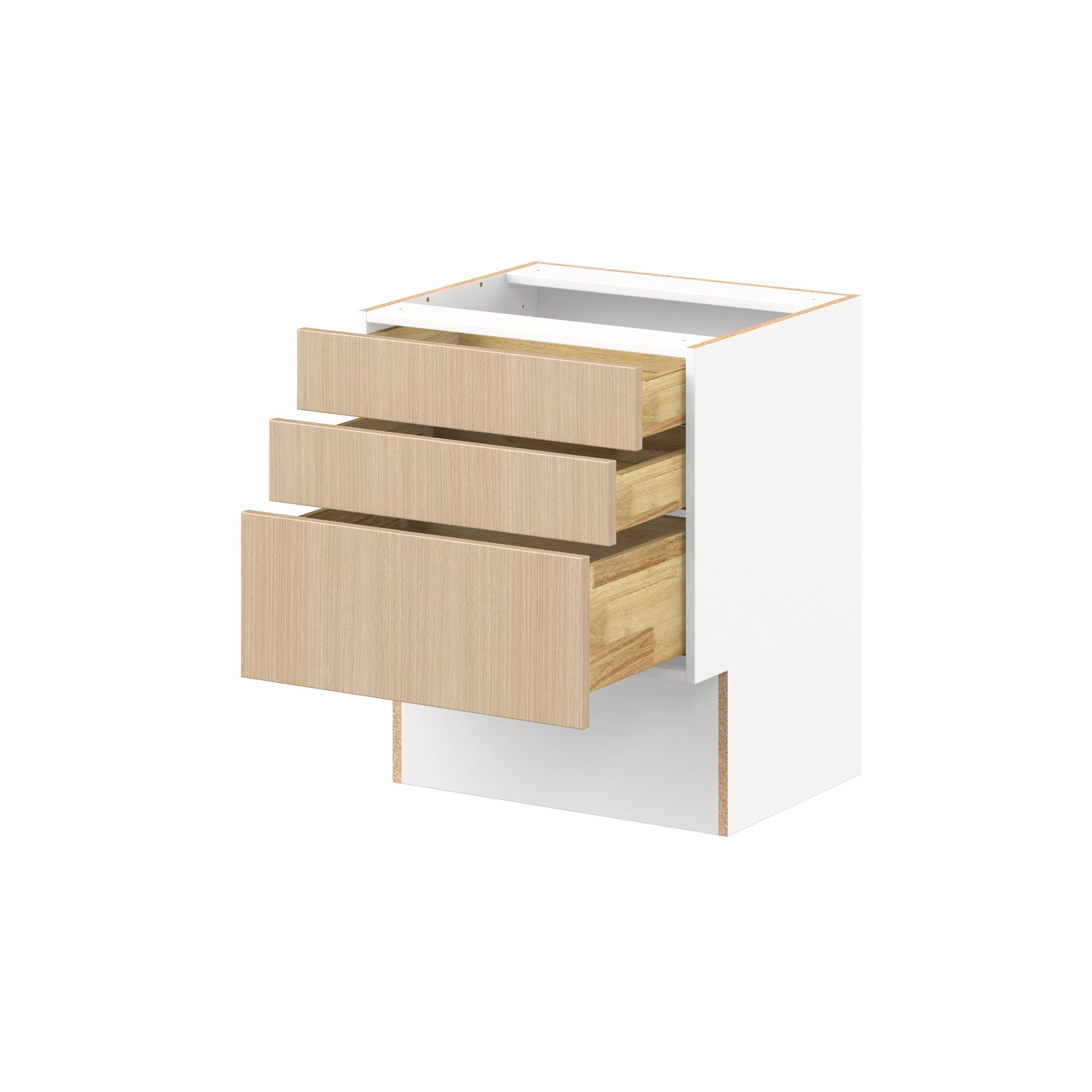 Glenwood 24 in. Mojavi Oak Vanity Drawer Base Cabinet - ADA