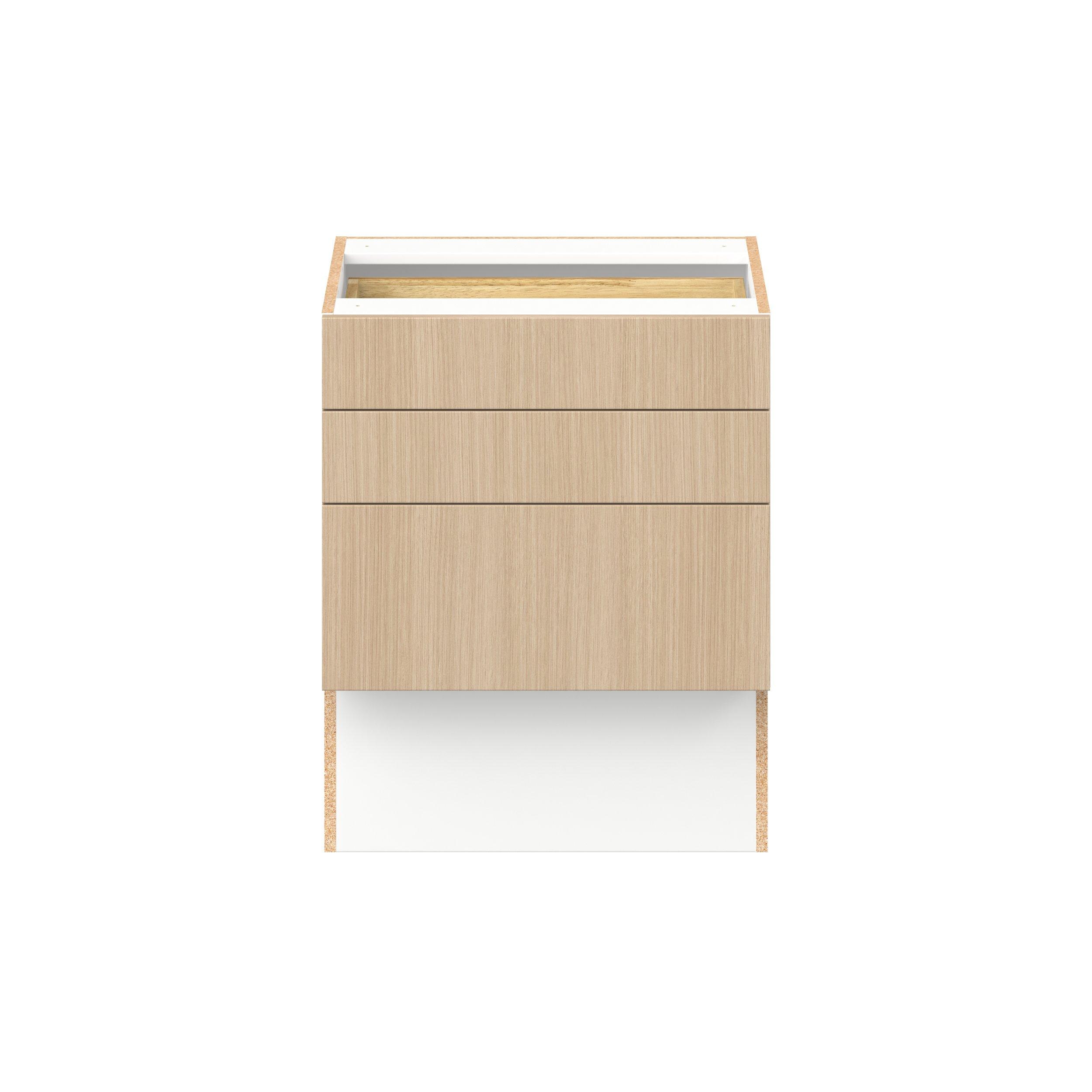 Glenwood 24 in. Mojavi Oak Vanity Drawer Base Cabinet - ADA