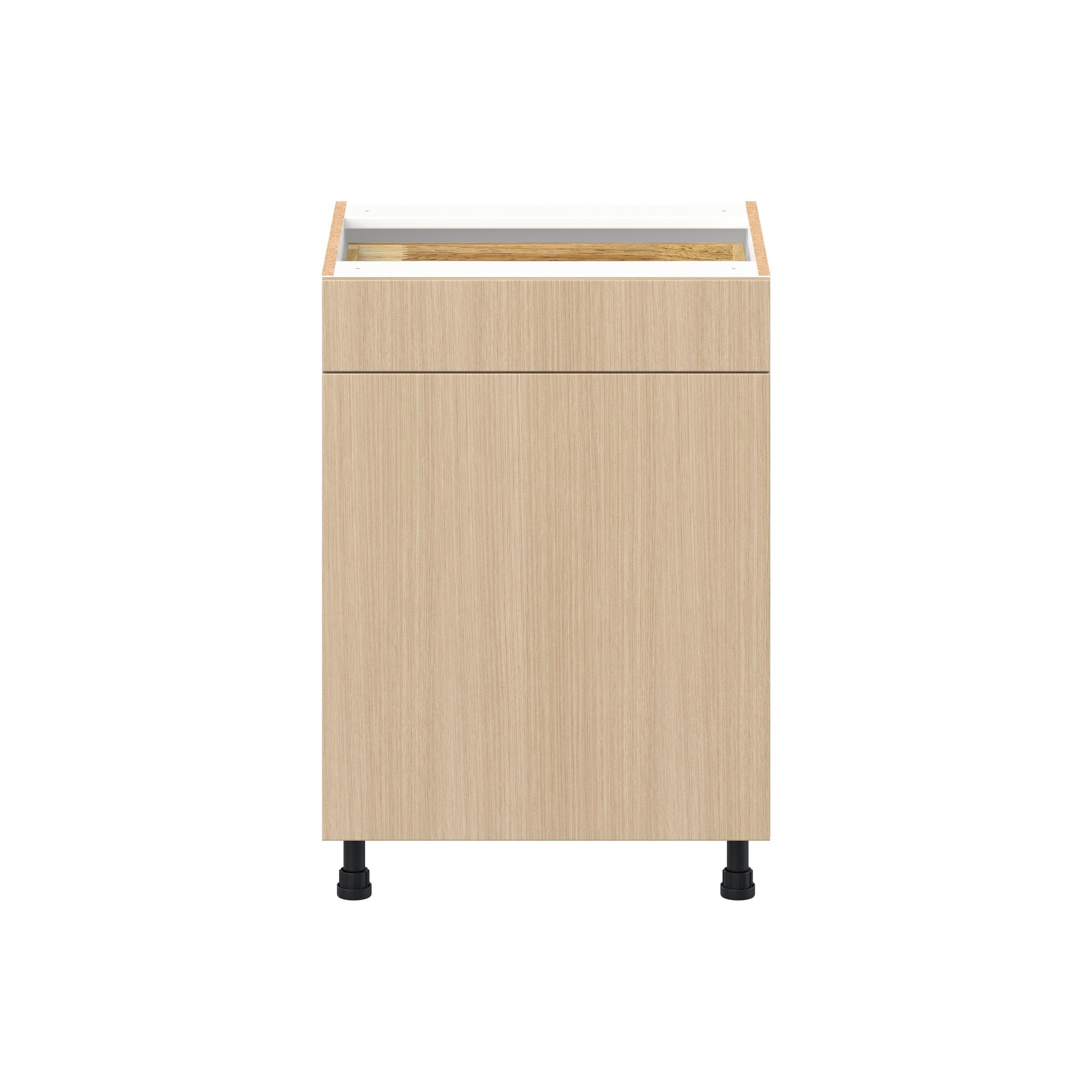 Glenwood 24 in. Mojavi Oak Vanity Door and Drawer Base Cabinet
