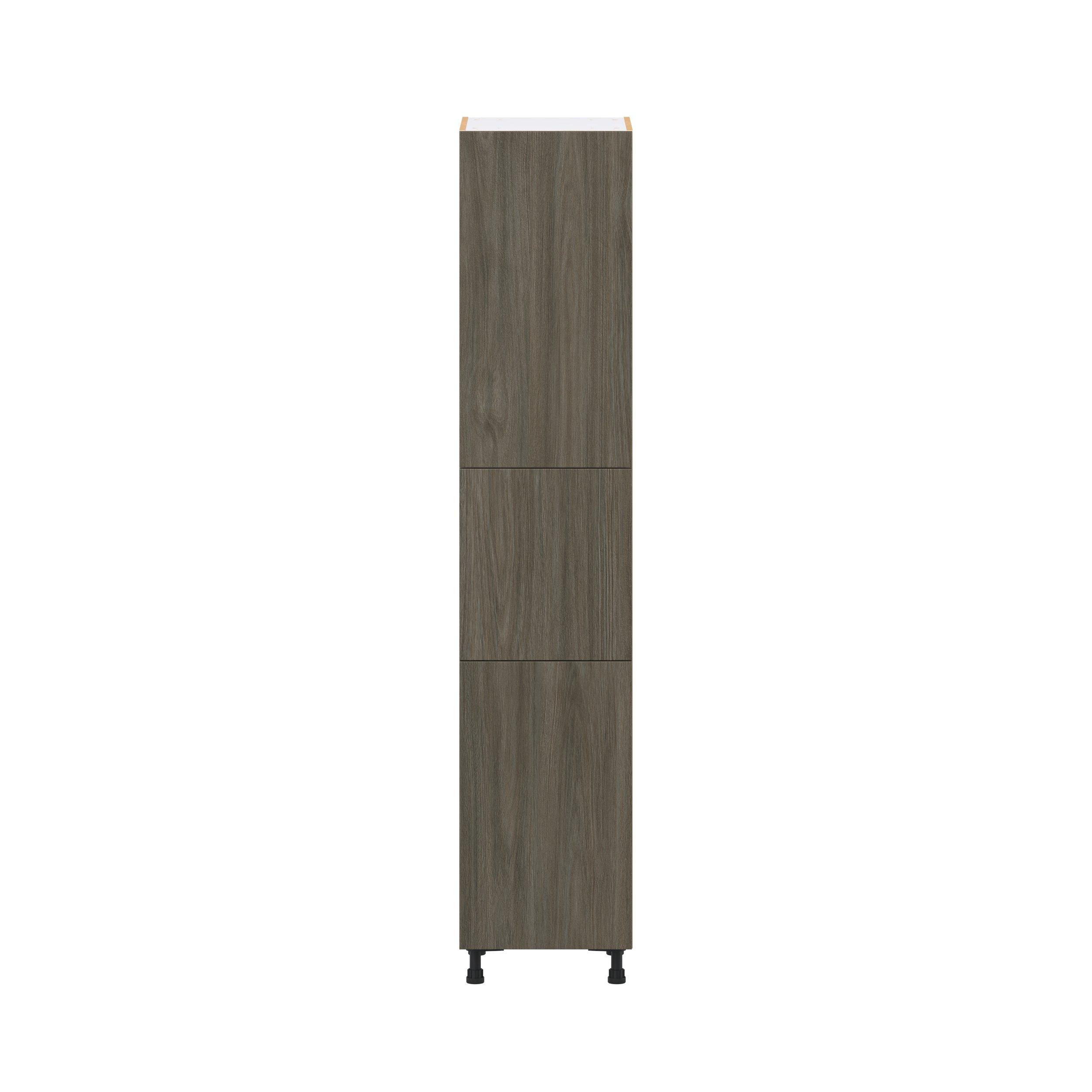 Glenwood 18 in. Burnt Walnut Door Pantry Cabinet