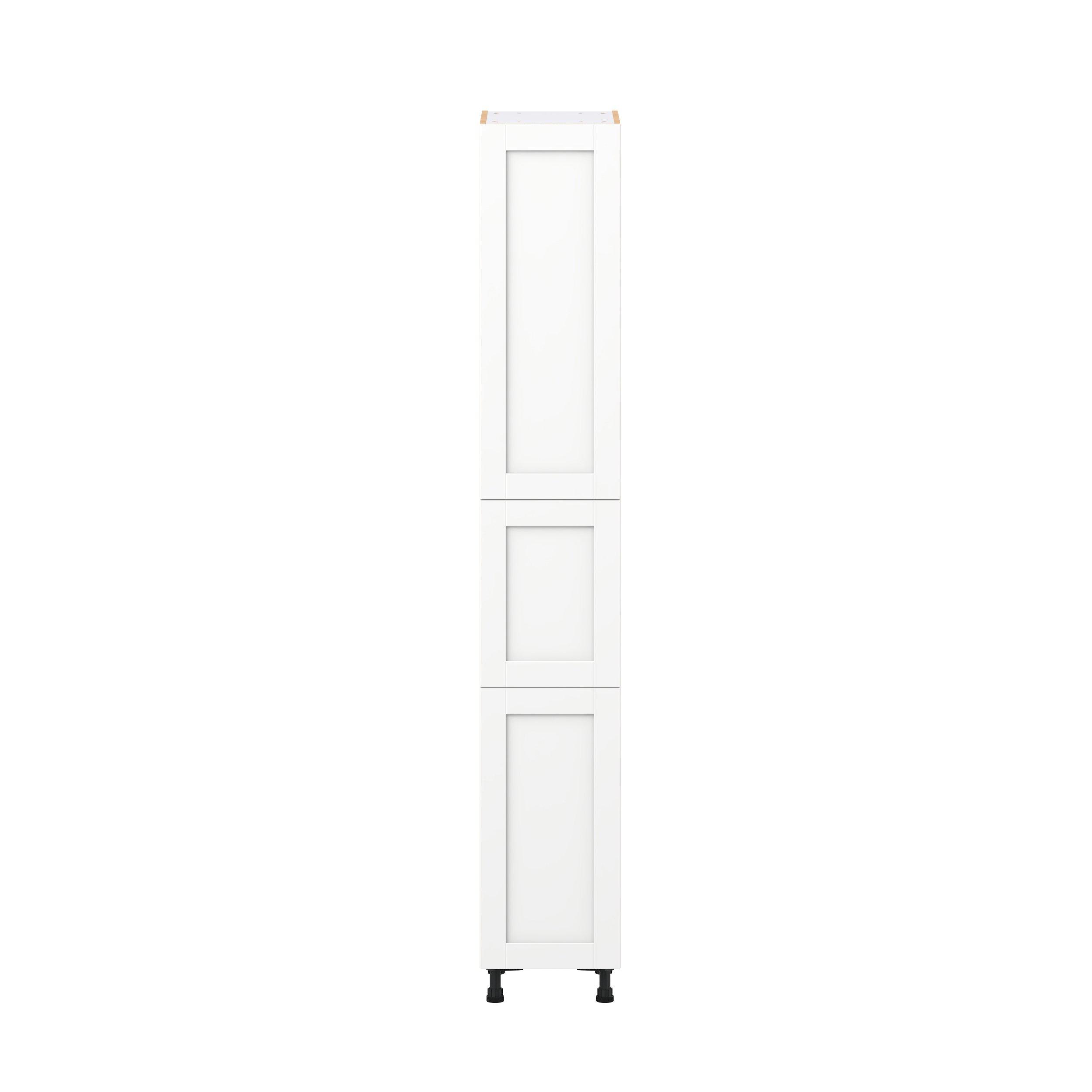 Summerhill 15 in. Bright White Door Pantry Cabinet