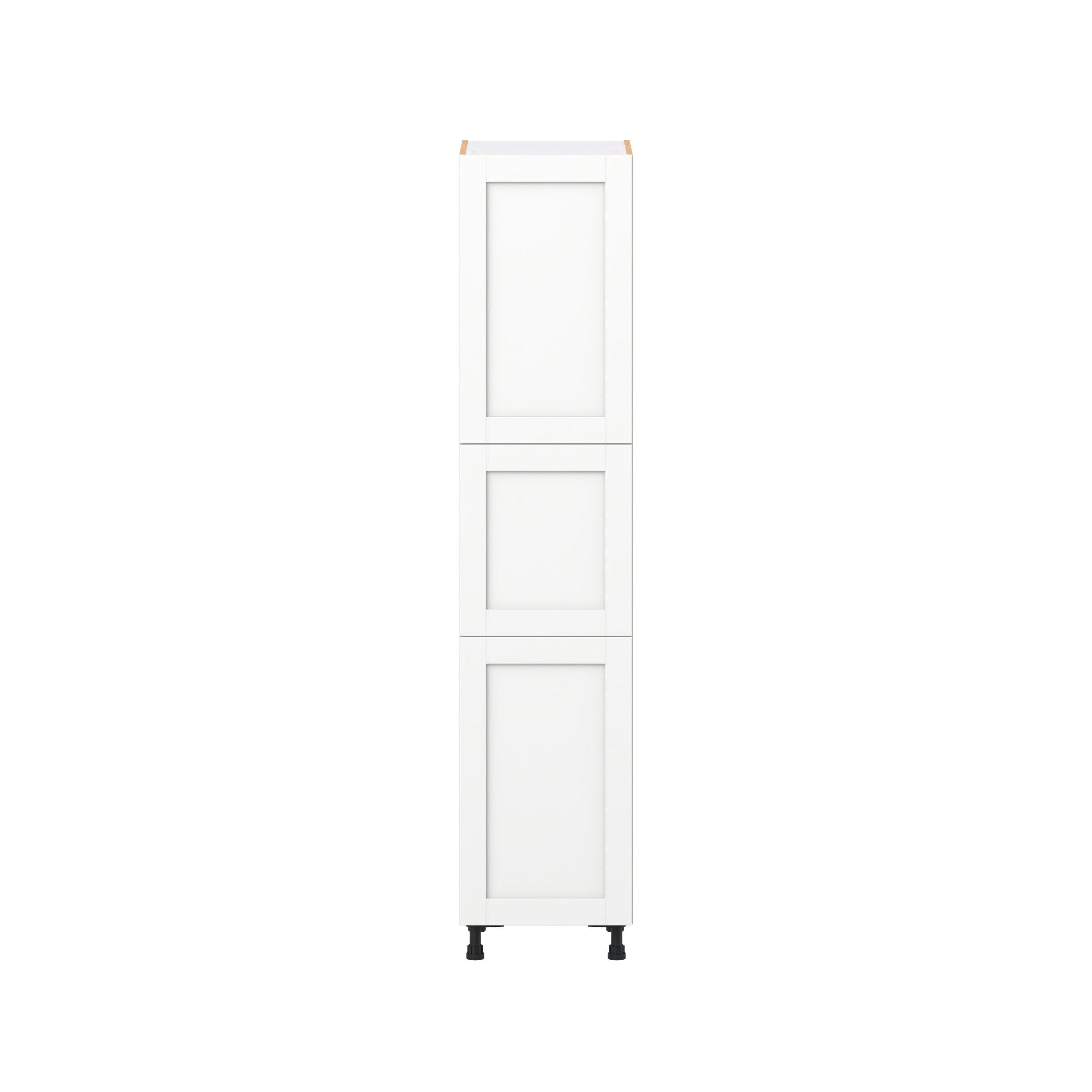 Summerhill 18 in. Bright White Door Pantry Cabinet
