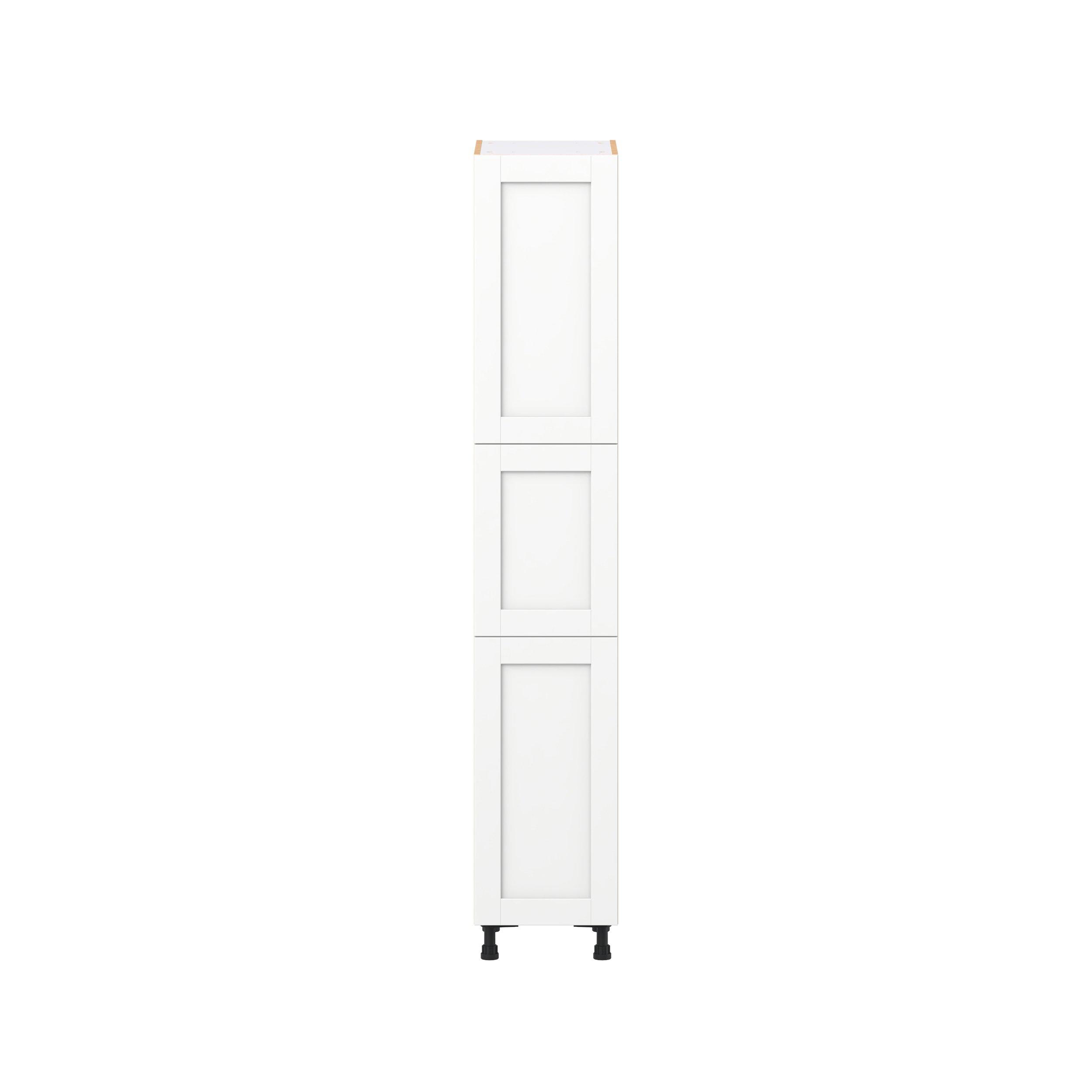 Summerhill 15 in. Bright White Door Pantry Cabinet
