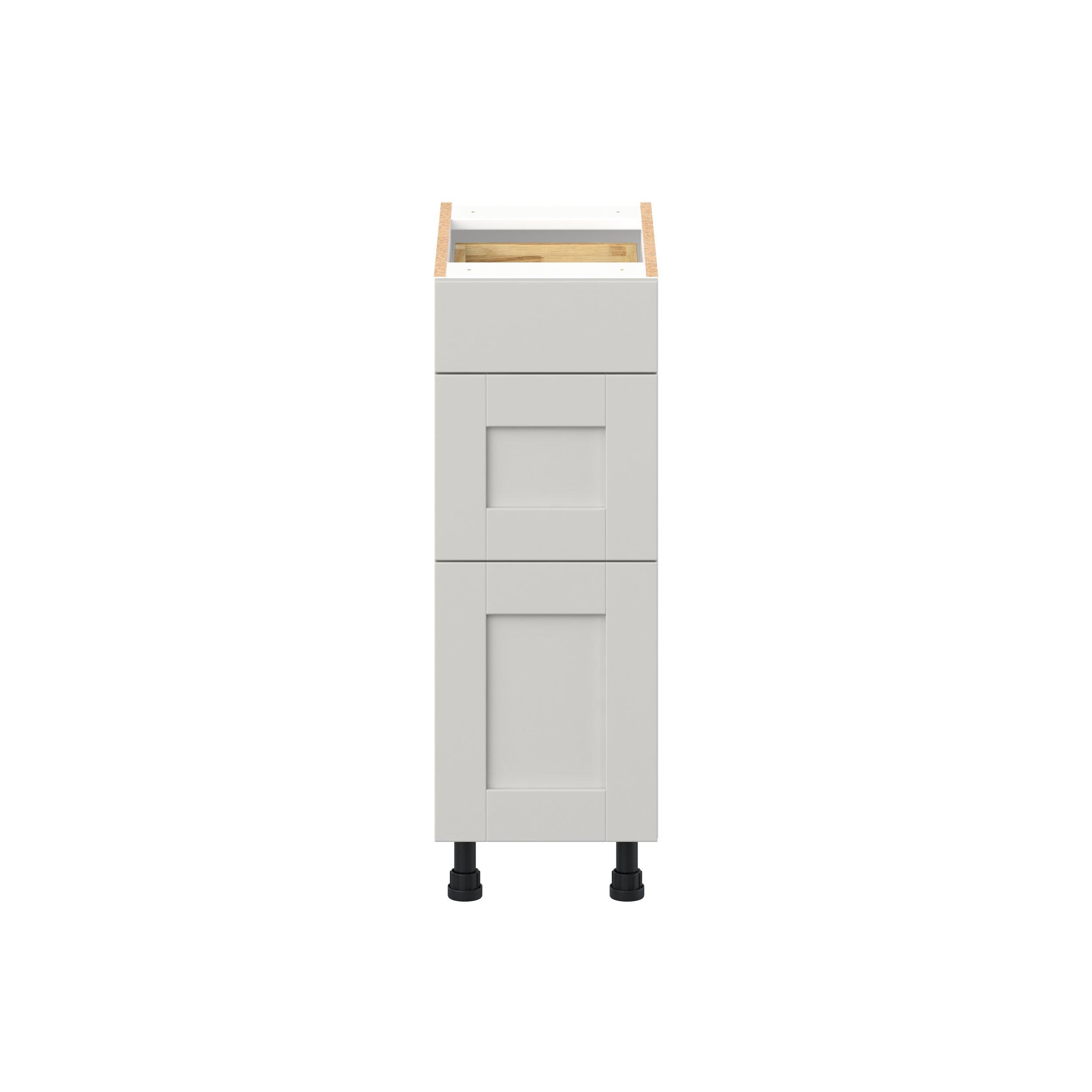 Summerhill 18 in. Light Gray Vanity Drawer Base Cabinet