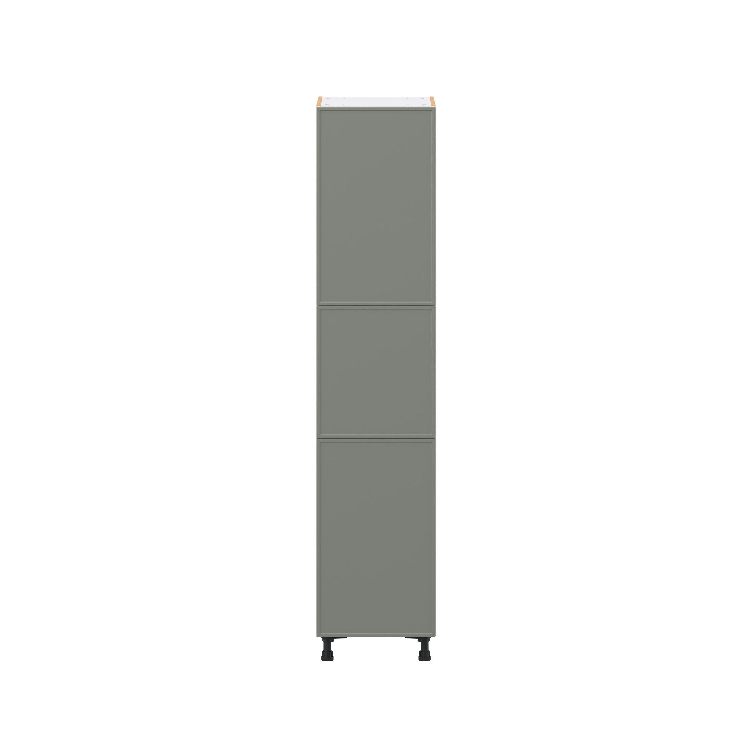 Linden 18 in. Painted Moss Green Door Pantry Cabinet