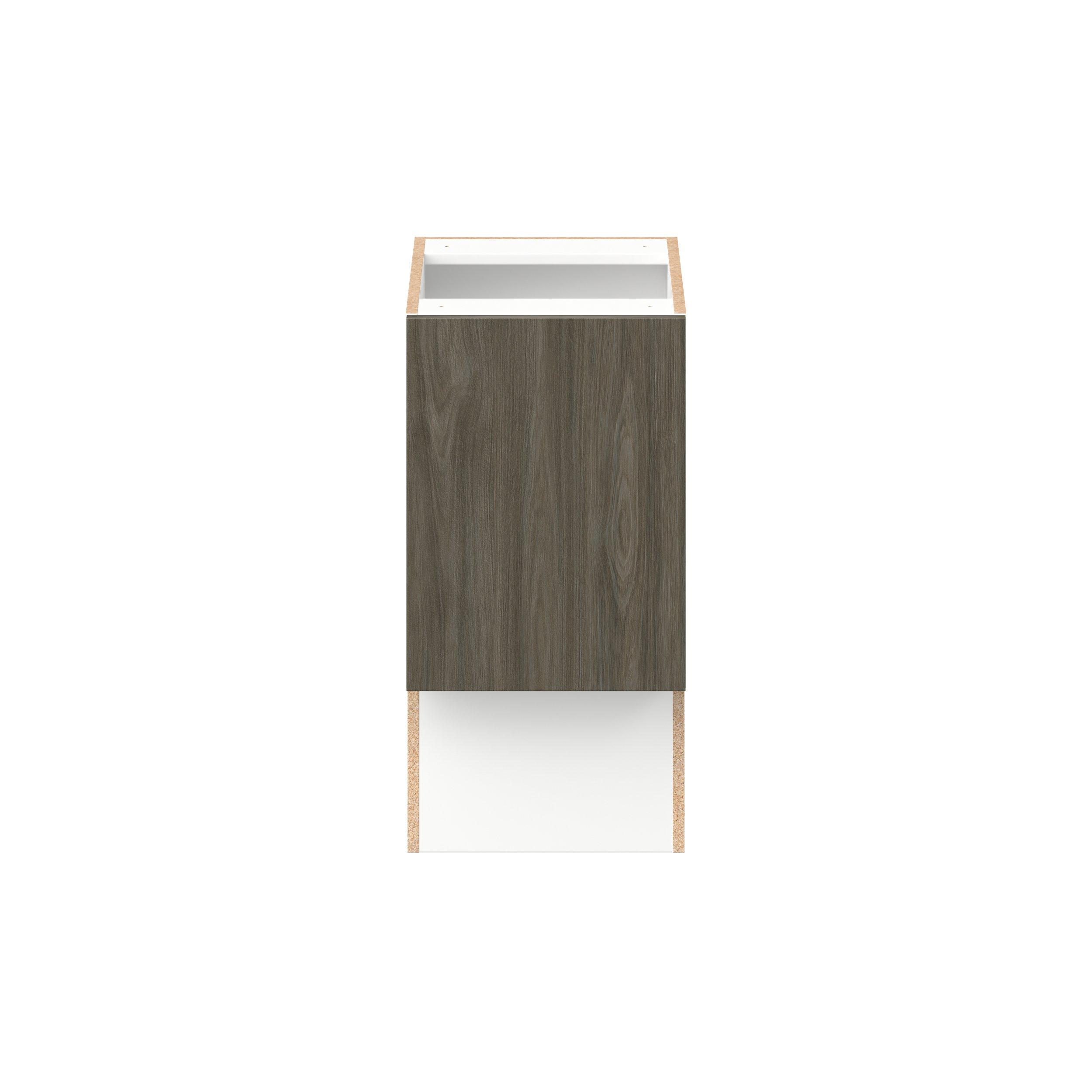 Glenwood 15 in. Burnt Walnut Vanity Base Cabinet - ADA
