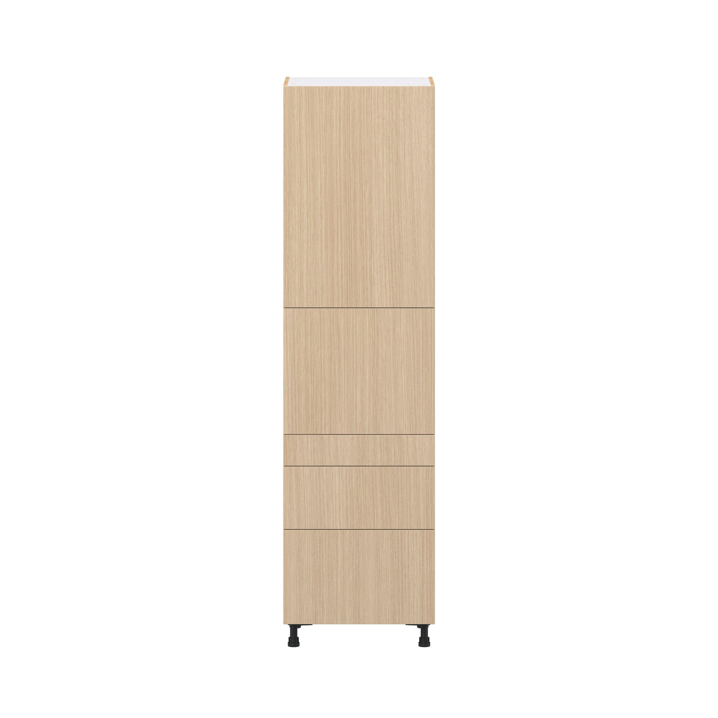 Glenwood 24 in. Mojavi Oak Door and Drawer Pantry Cabinet with Inner Pull-Out