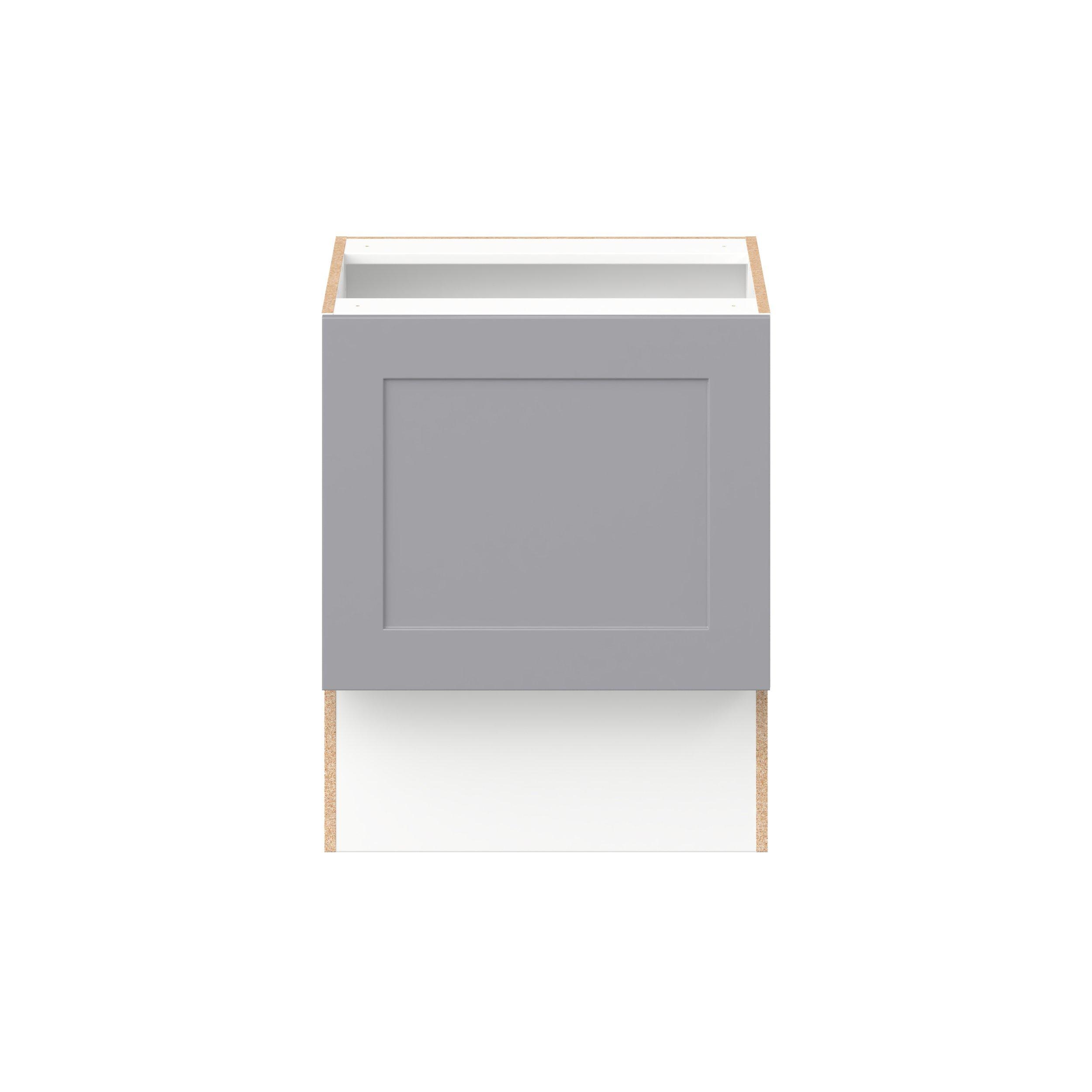 Candler 24 in. Painted Slate Gray Vanity Base Cabinet - ADA