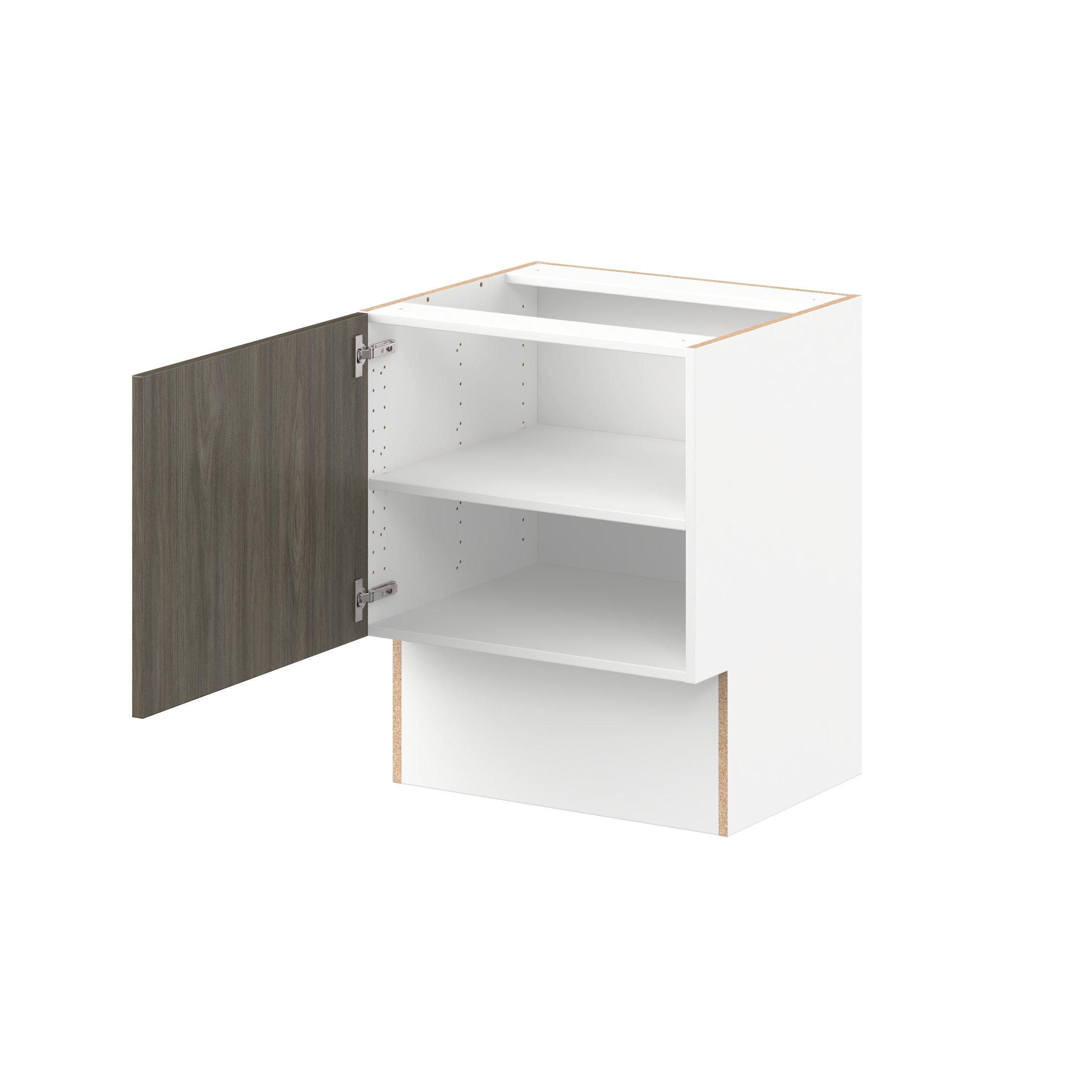 Glenwood 24 in. Burnt Walnut Vanity Base Cabinet - ADA