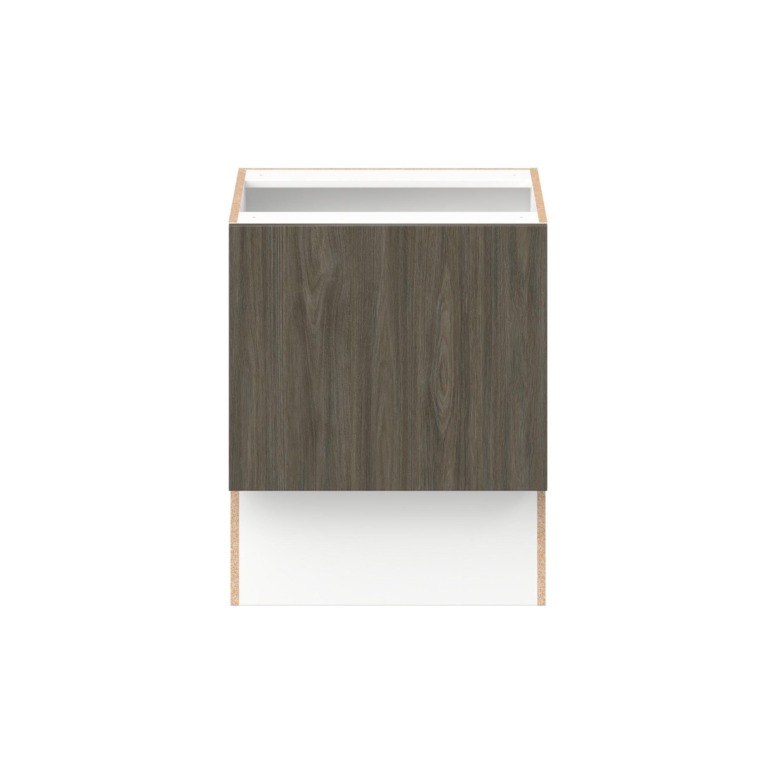 Glenwood 24 in. Burnt Walnut Vanity Base Cabinet - ADA