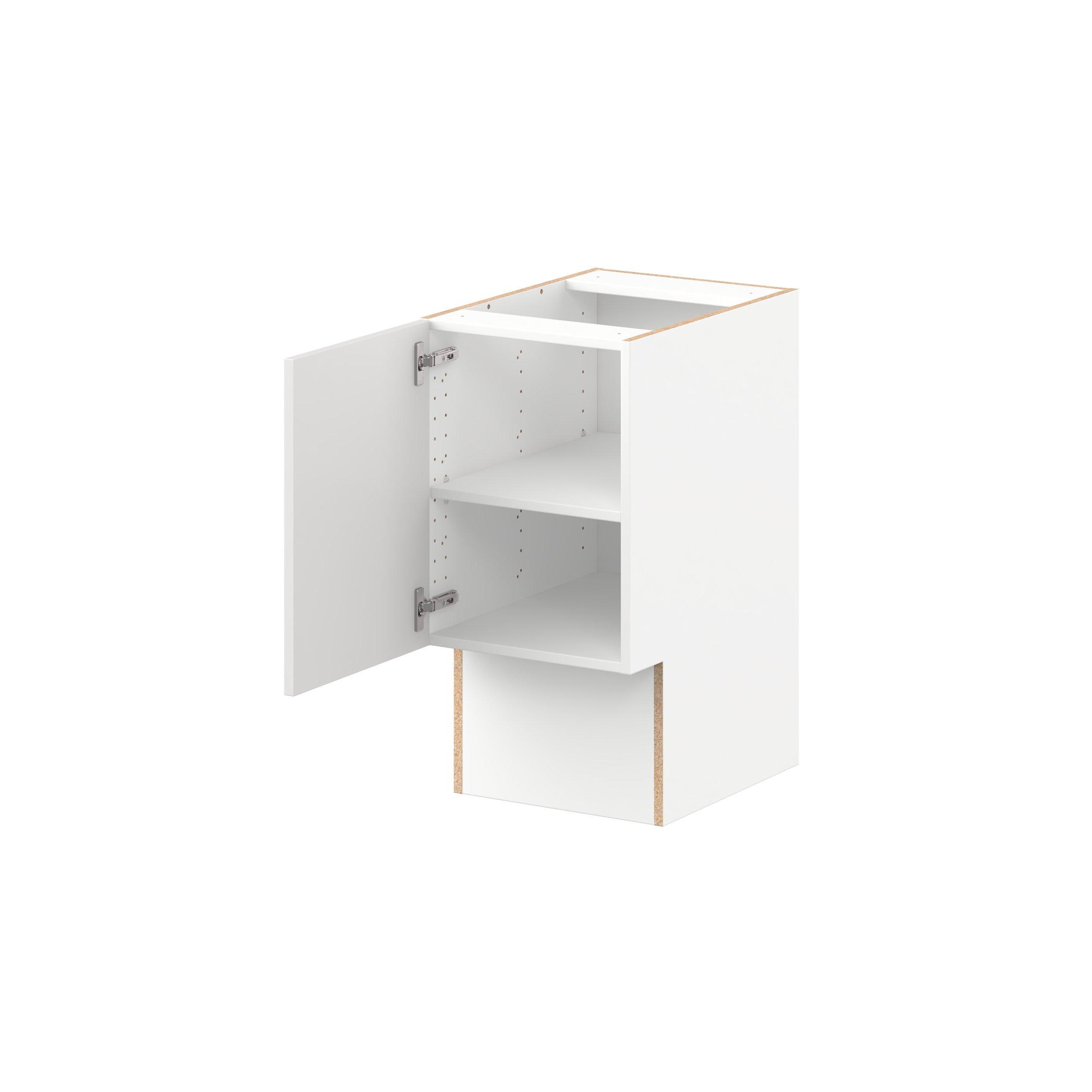 Candler 15 in. Painted Warm White Vanity Base Cabinet - ADA