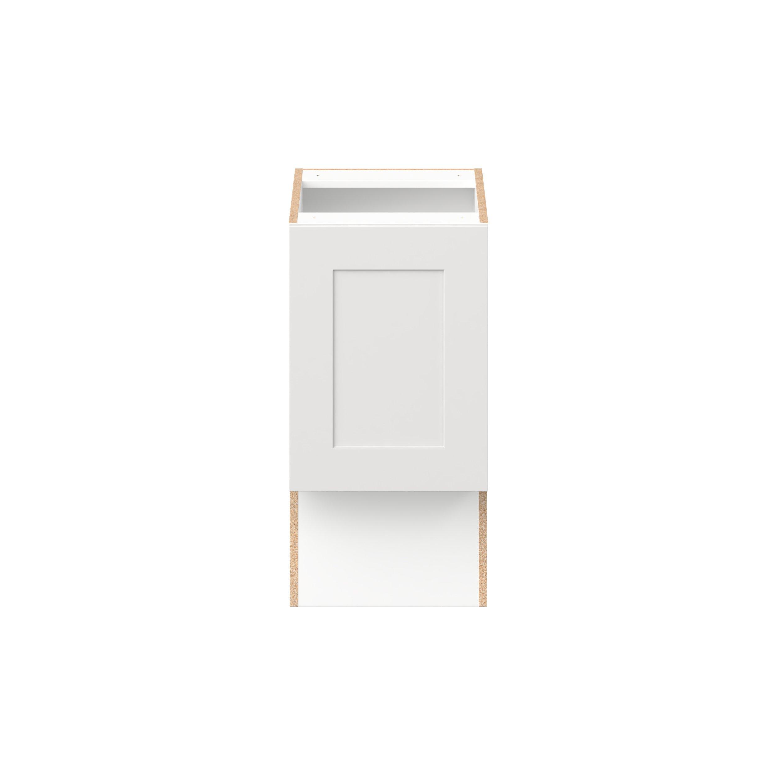 Candler 15 in. Painted Warm White Vanity Base Cabinet - ADA