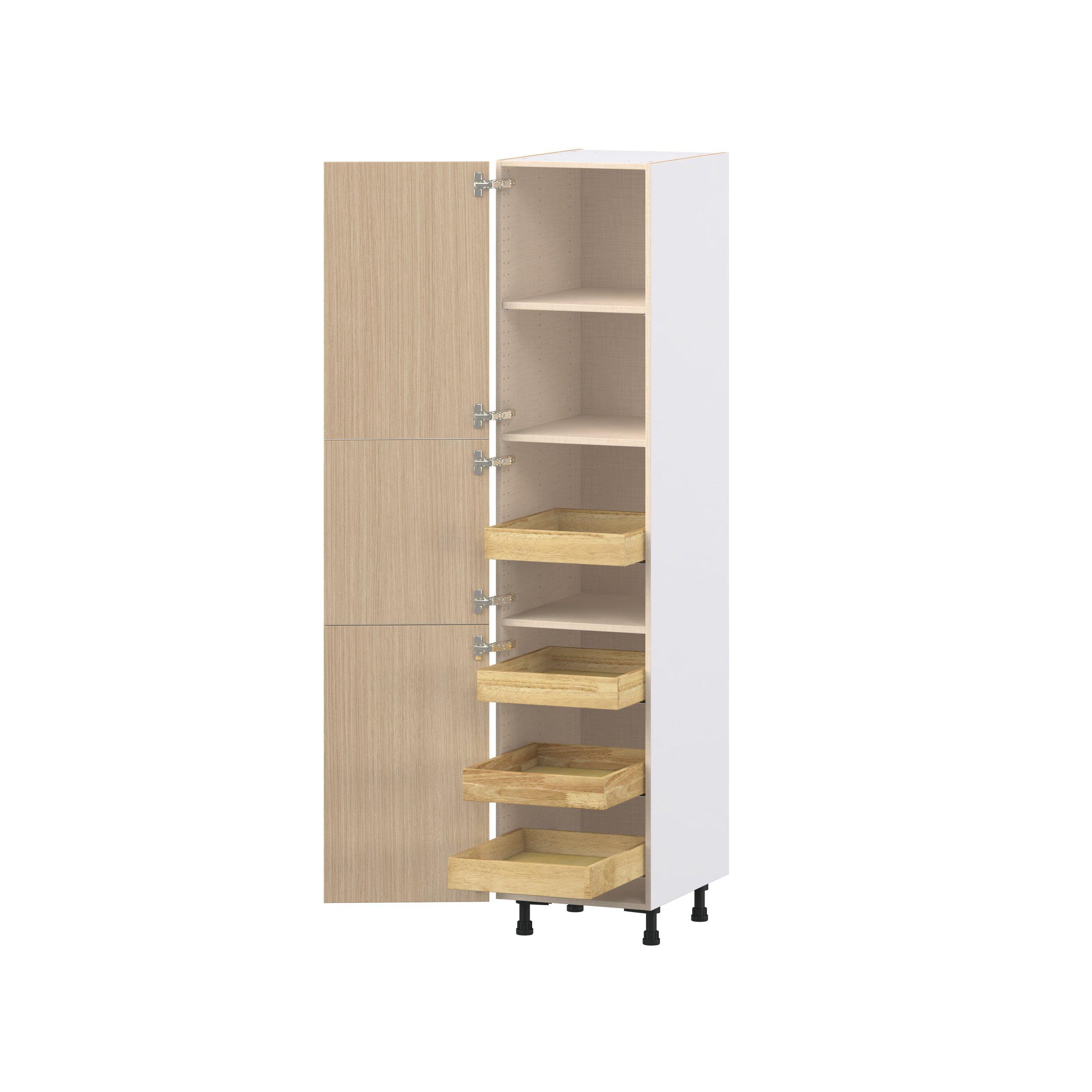 Glenwood 18 in. Mojavi Oak Pantry Cabinet with Inner Pull-Out Drawer
