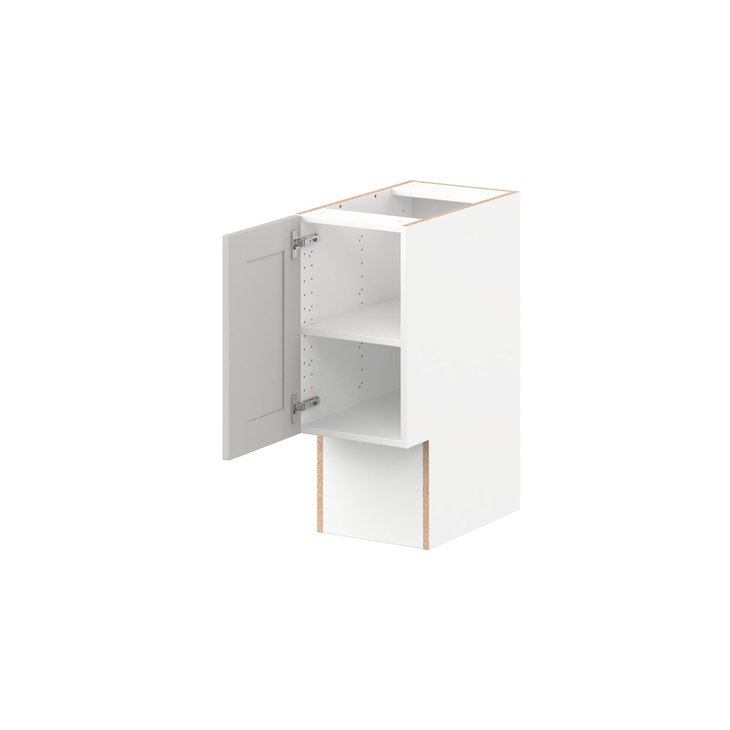 Summerhill 18 in. Light Gray Vanity Base Cabinet