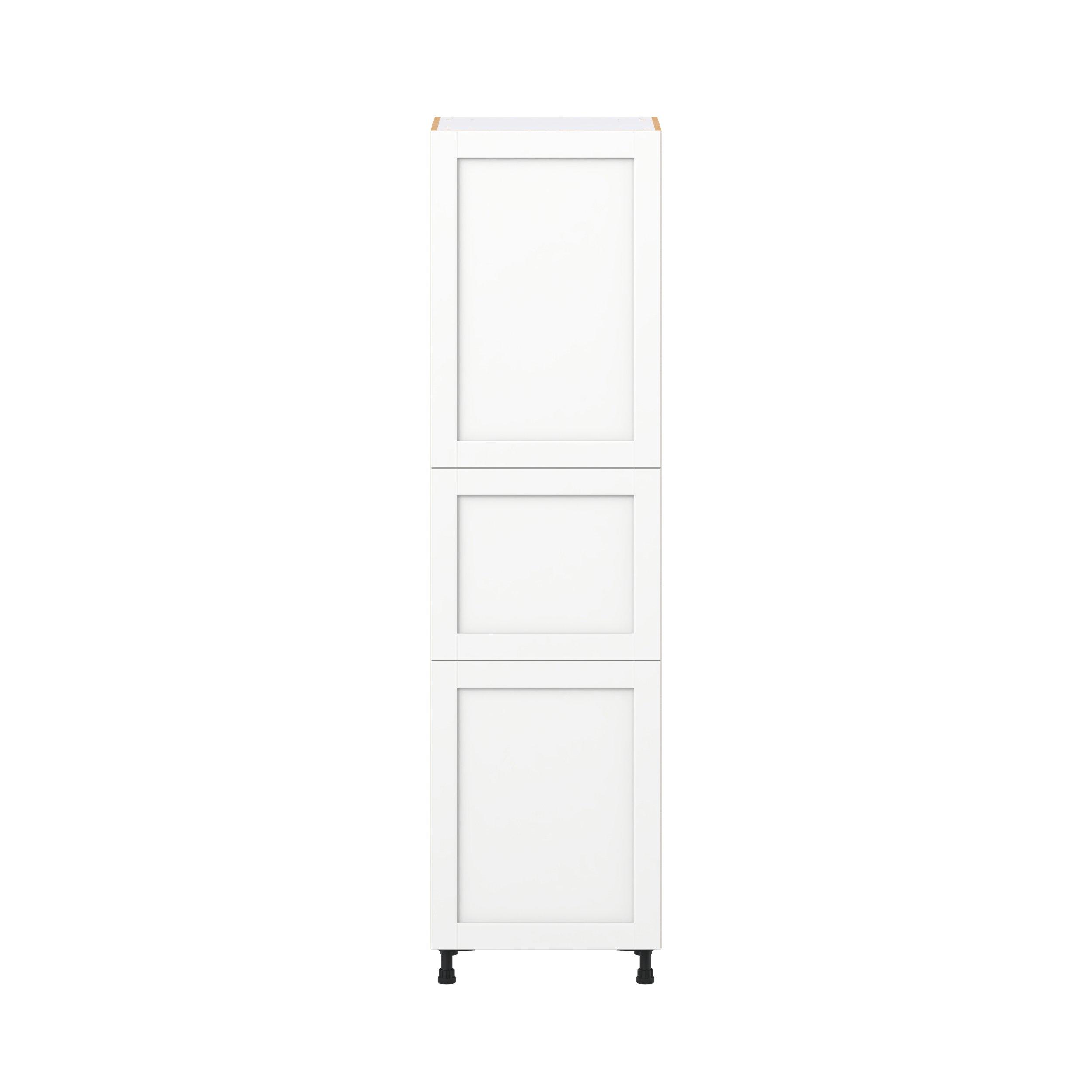 Summerhill 24 in. Bright White Door Pantry Cabinet