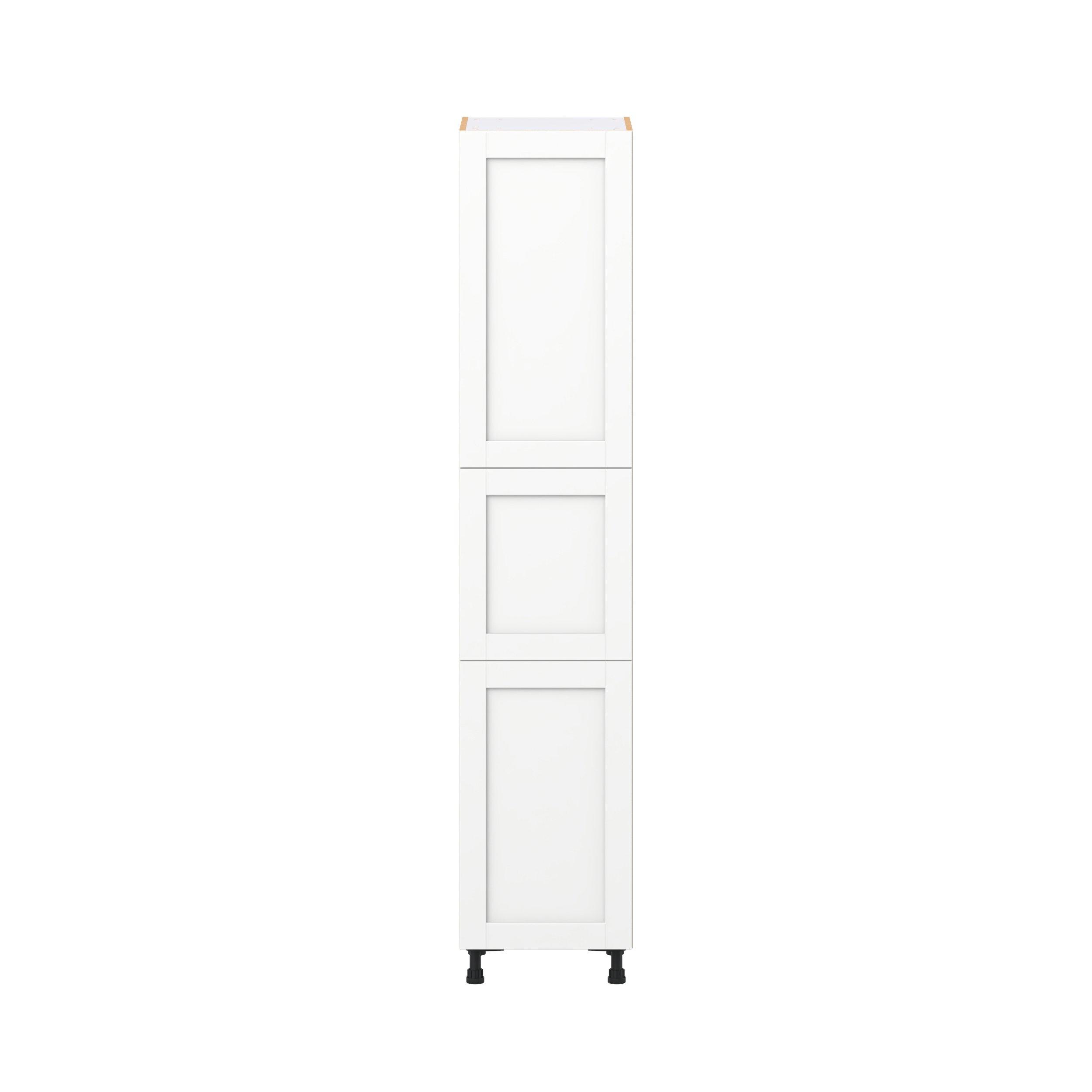 Summerhill 18 in. Bright White Door Pantry Cabinet