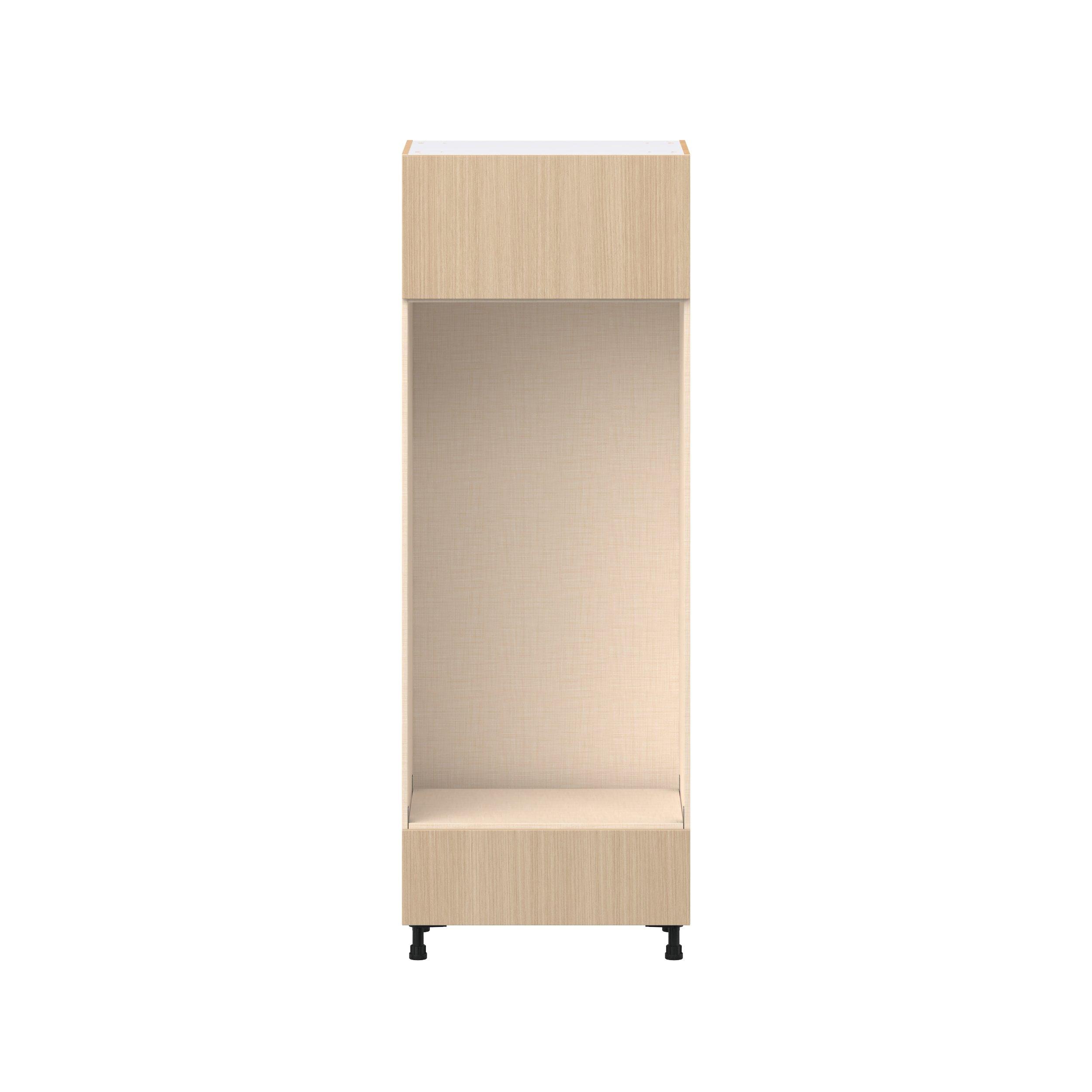 Glenwood 30 in. Mojavi Oak Lift Up Door and Drawer Double Oven Pantry Cabinet