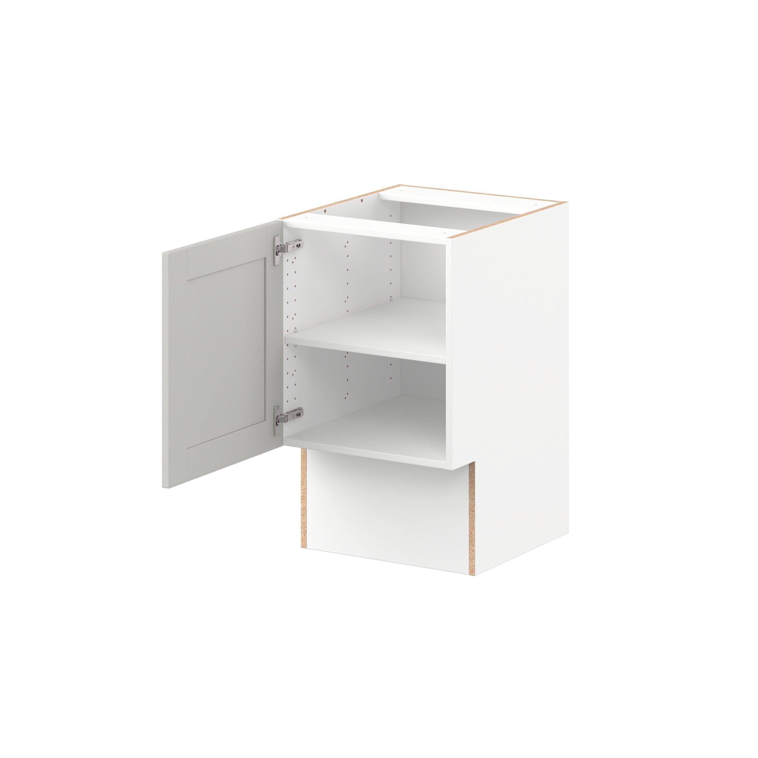 Summerhill 18 in. Light Gray Vanity Base Cabinet