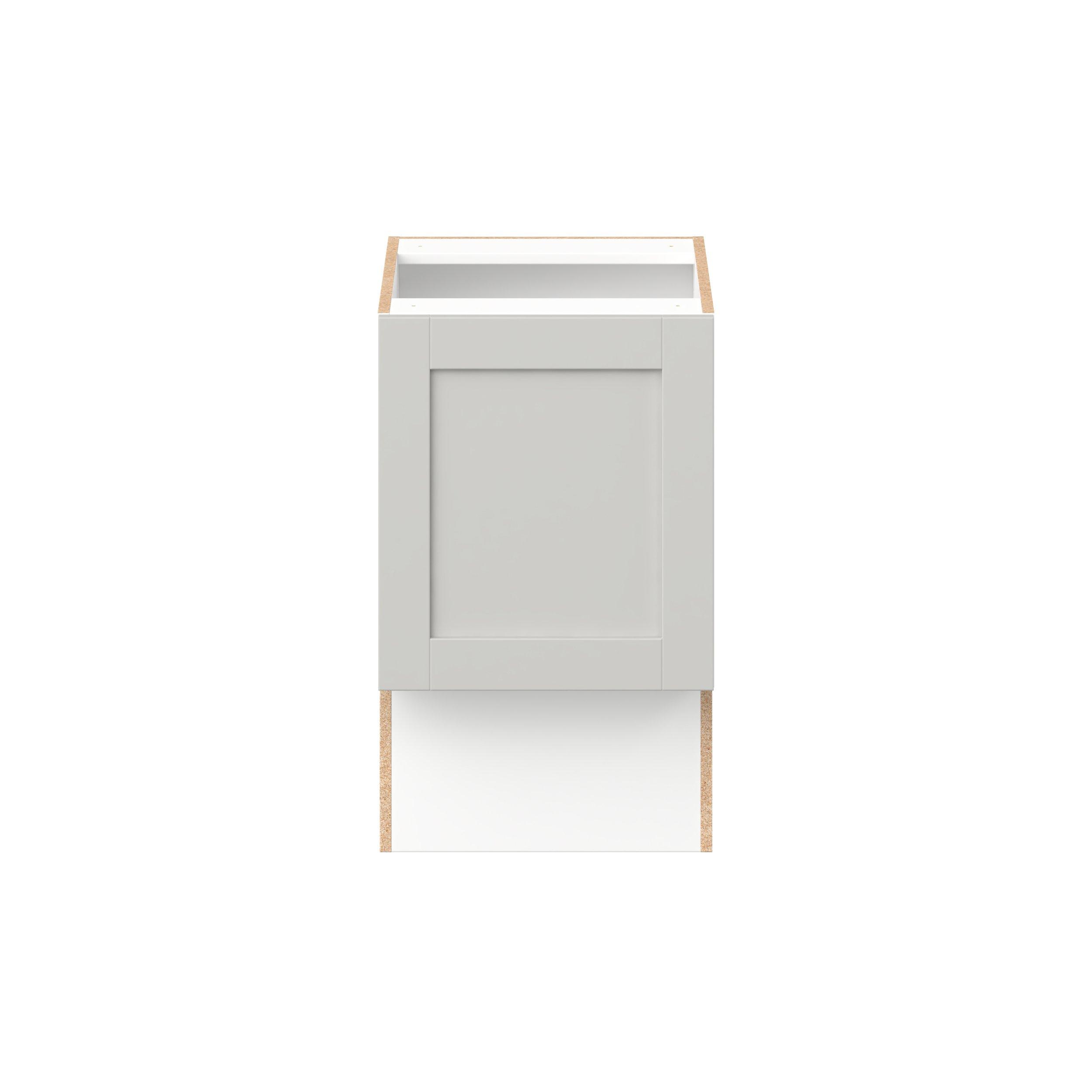 Summerhill 18 in. Light Gray Vanity Base Cabinet